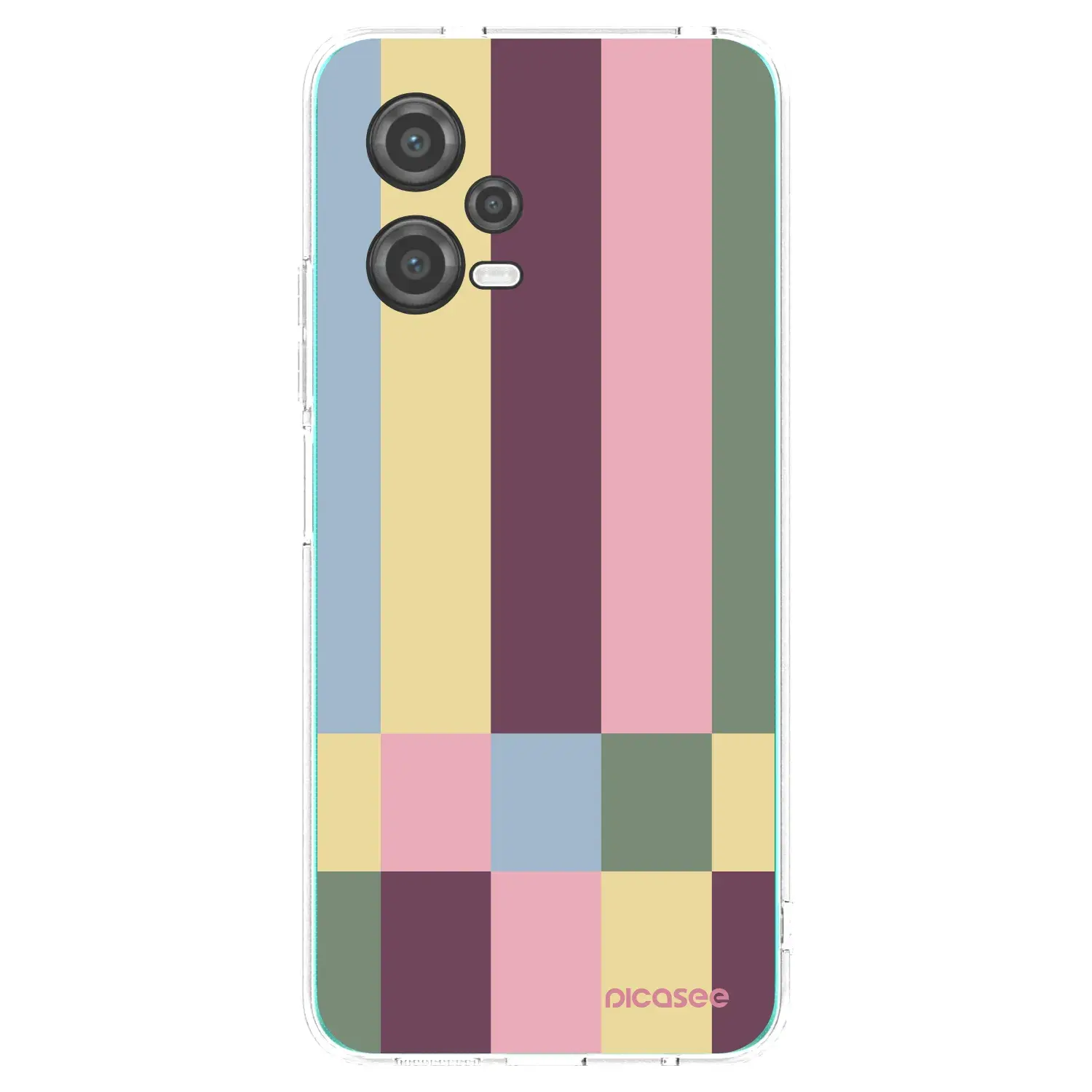 Silikonový průhledný obal pro Xiaomi Poco X5 - Lobby tiles