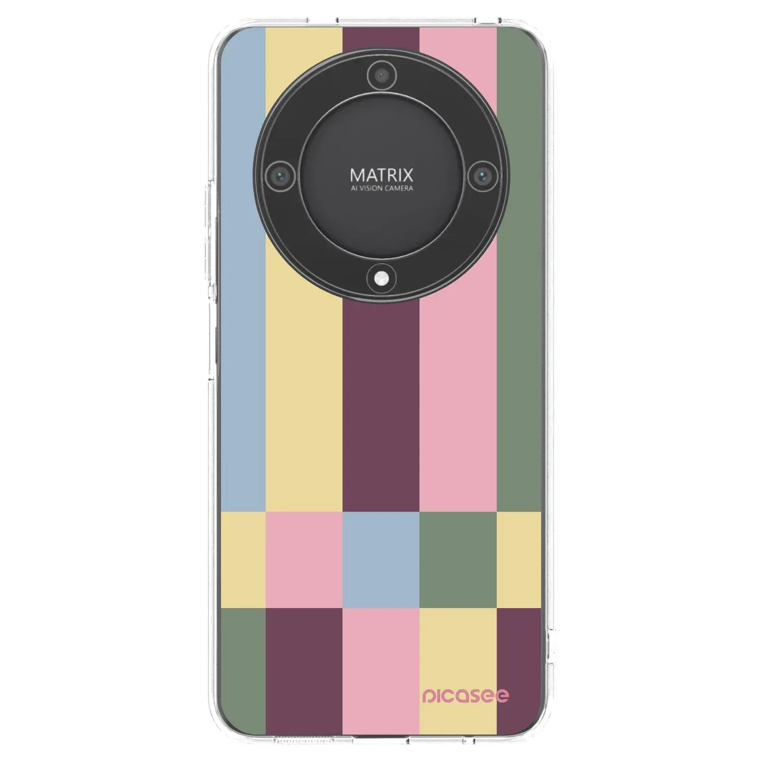 Silikonový průhledný obal pro Honor Magic5 Lite 5G - Lobby tiles
