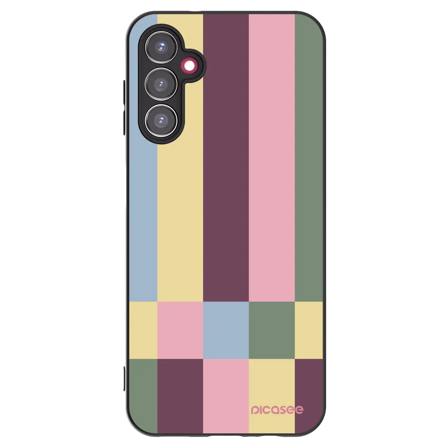Silikonový černý obal pro Samsung Galaxy A14 4G A145R - Lobby tiles