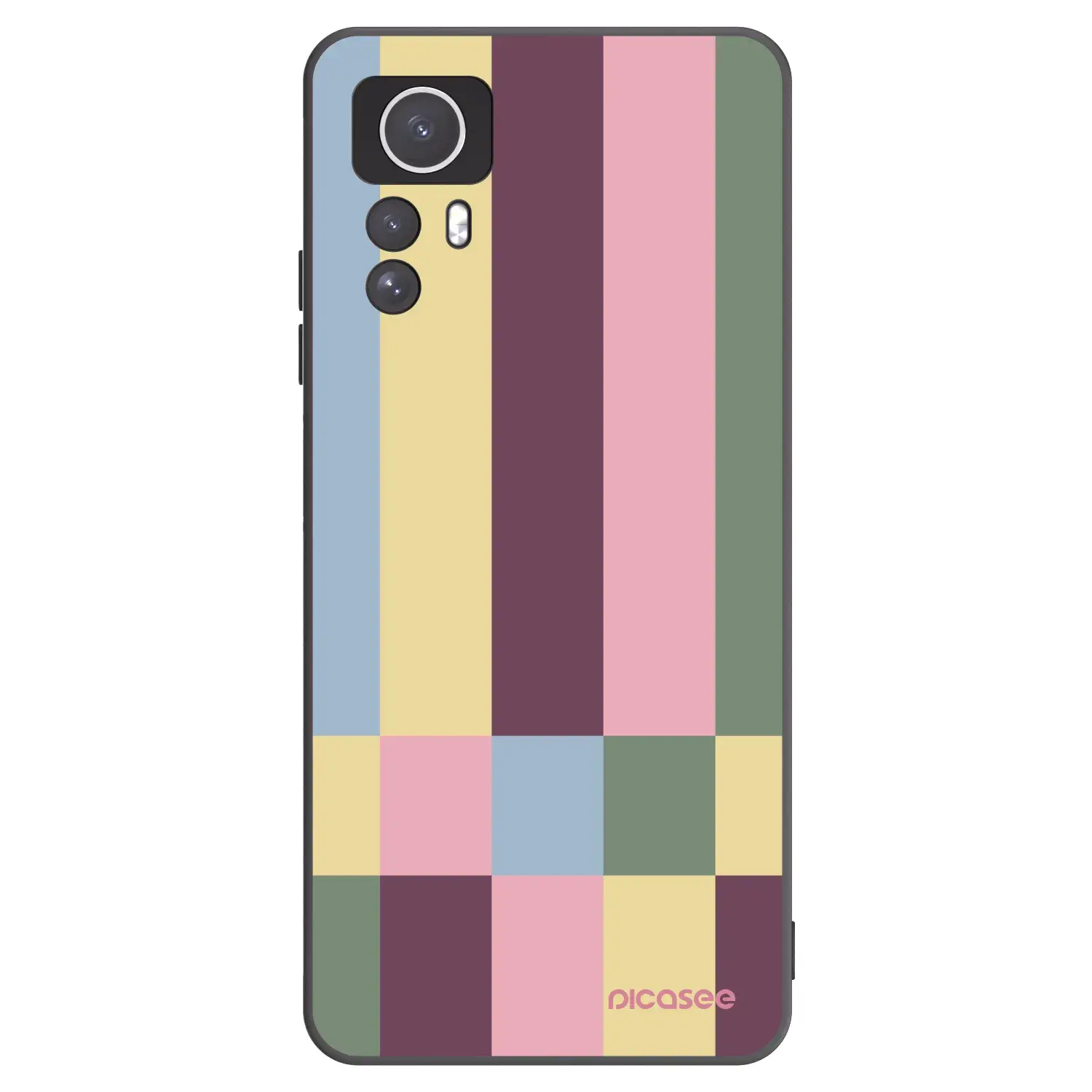 Silikonový černý obal pro Xiaomi Redmi Note 12S - Lobby tiles