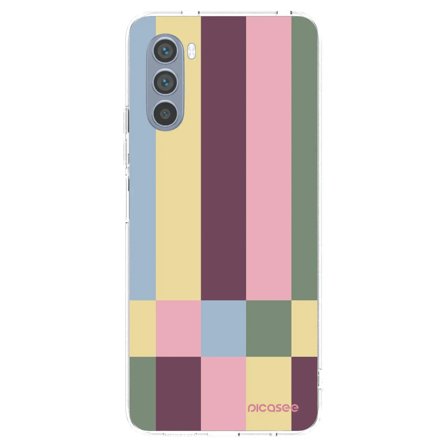 Silikonový průhledný obal pro Motorola Moto G62 - Lobby tiles