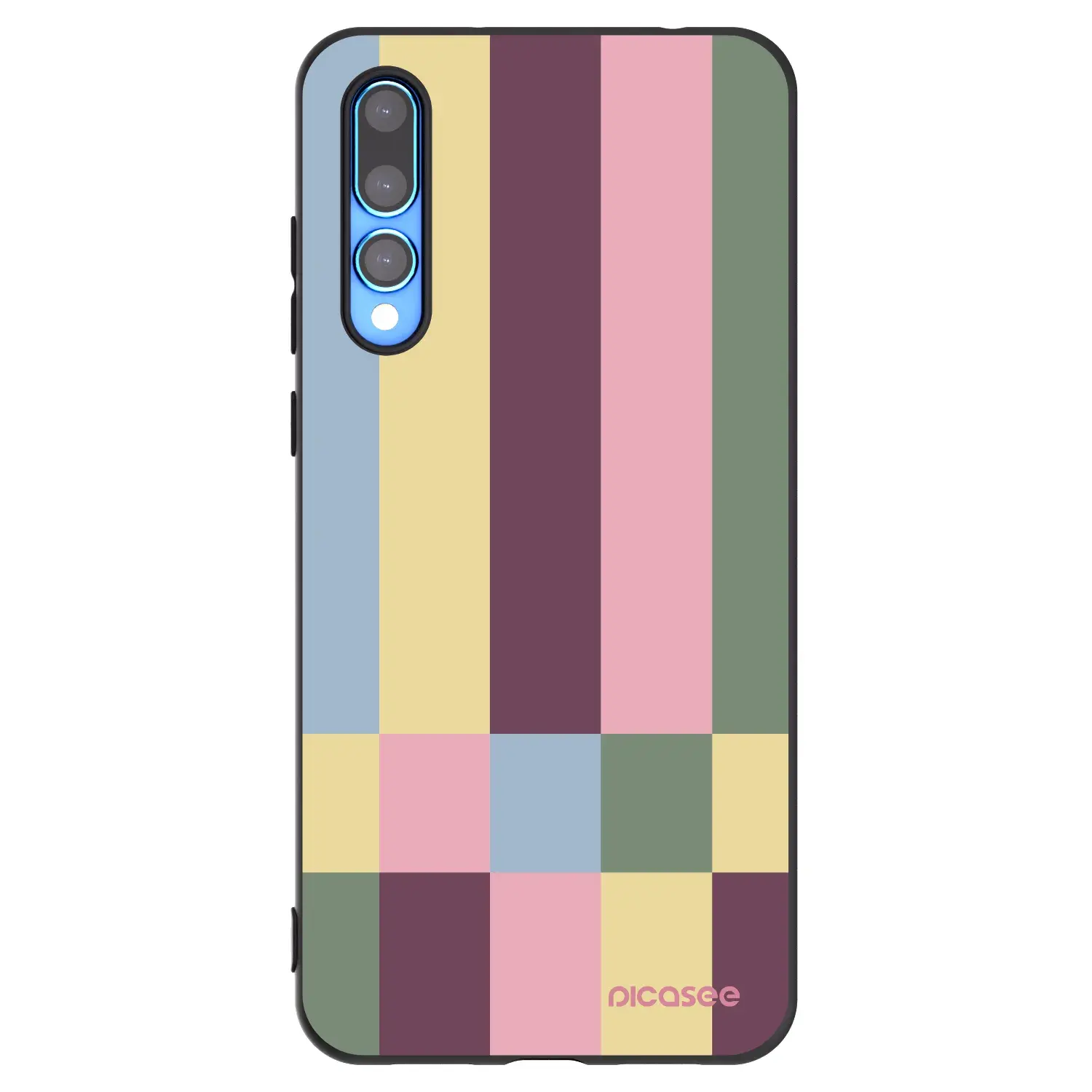 Silikonový černý obal pro Huawei P20 Pro - Lobby tiles