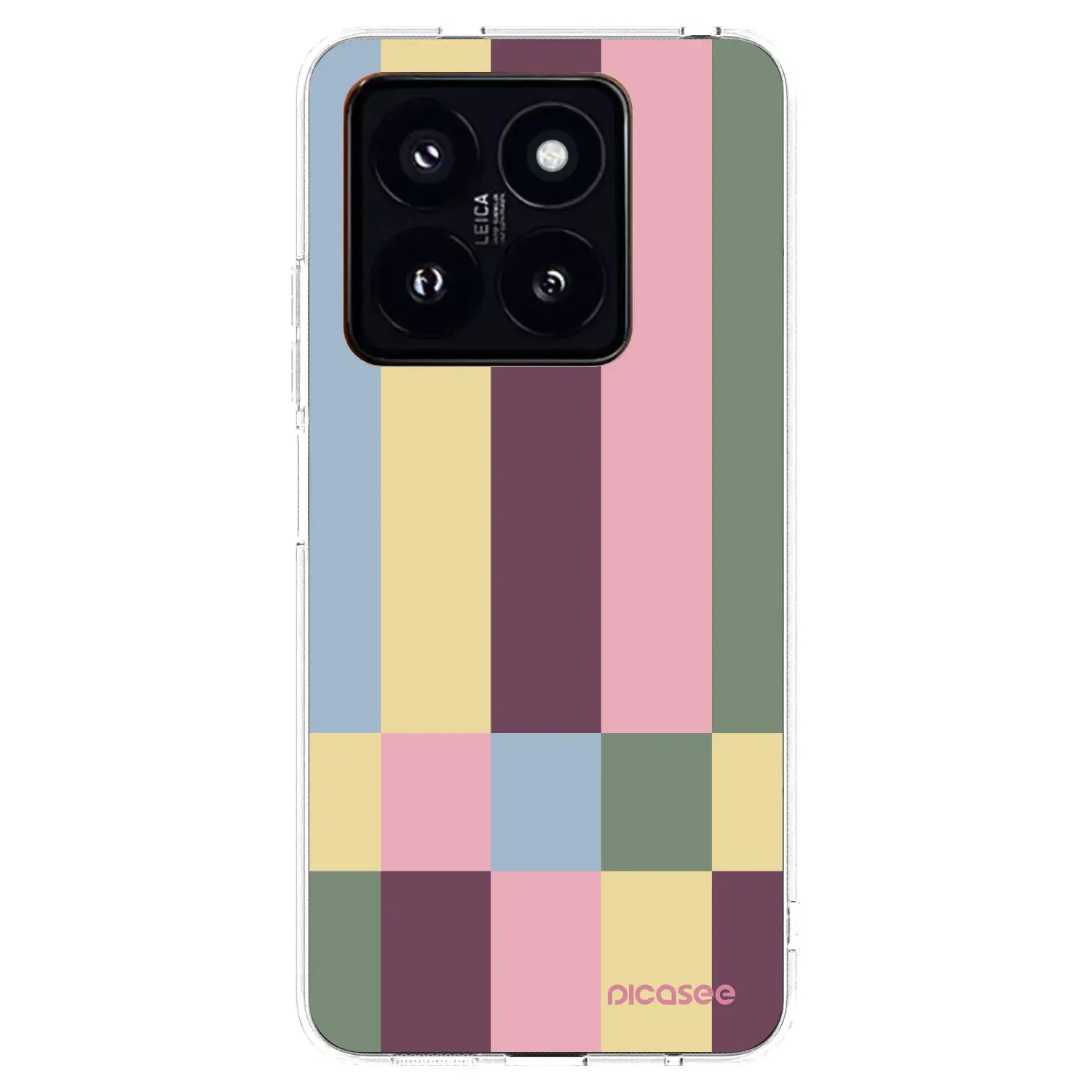 Silikonový průhledný obal pro Xiaomi 14 Pro - Lobby tiles