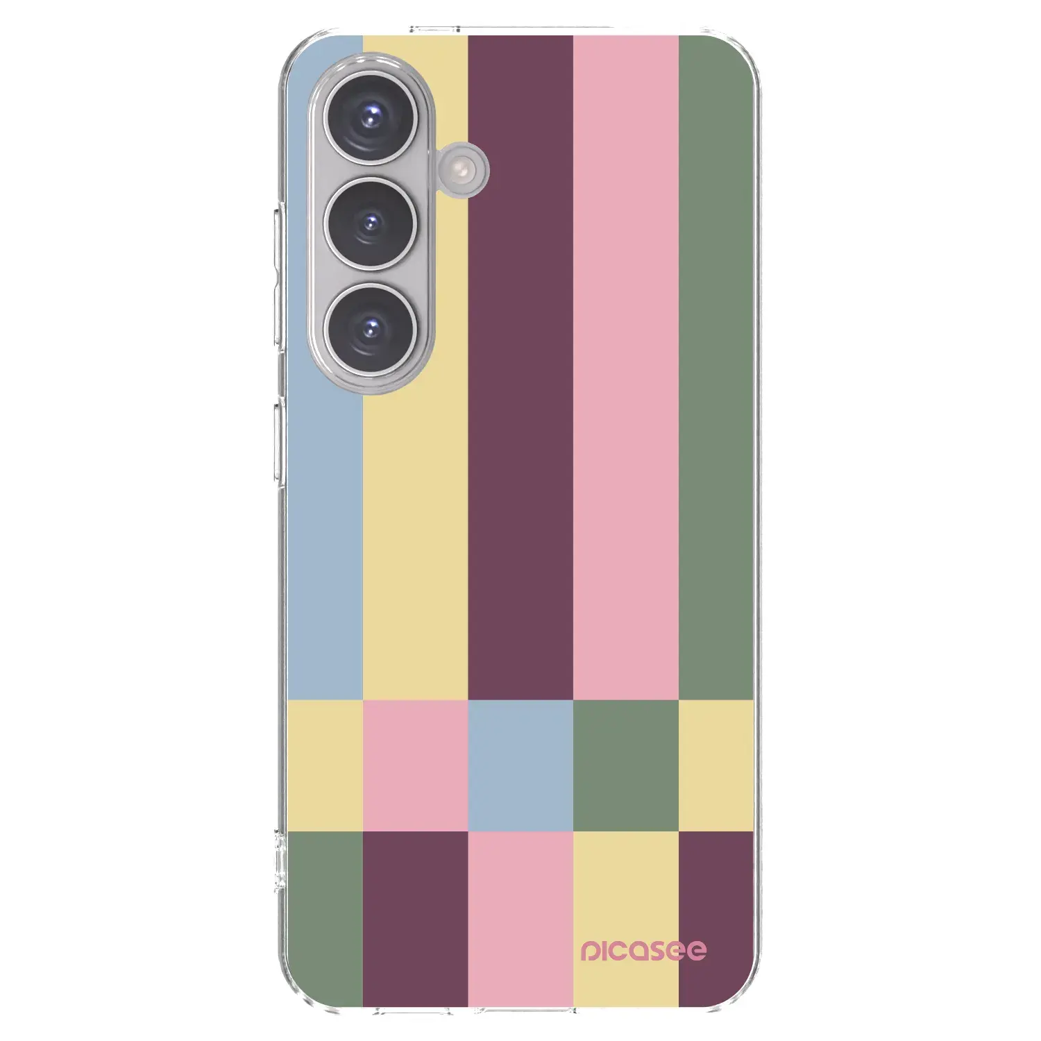 Silikonový průhledný obal pro Samsung Galaxy S24 S921B 5G - Lobby tiles