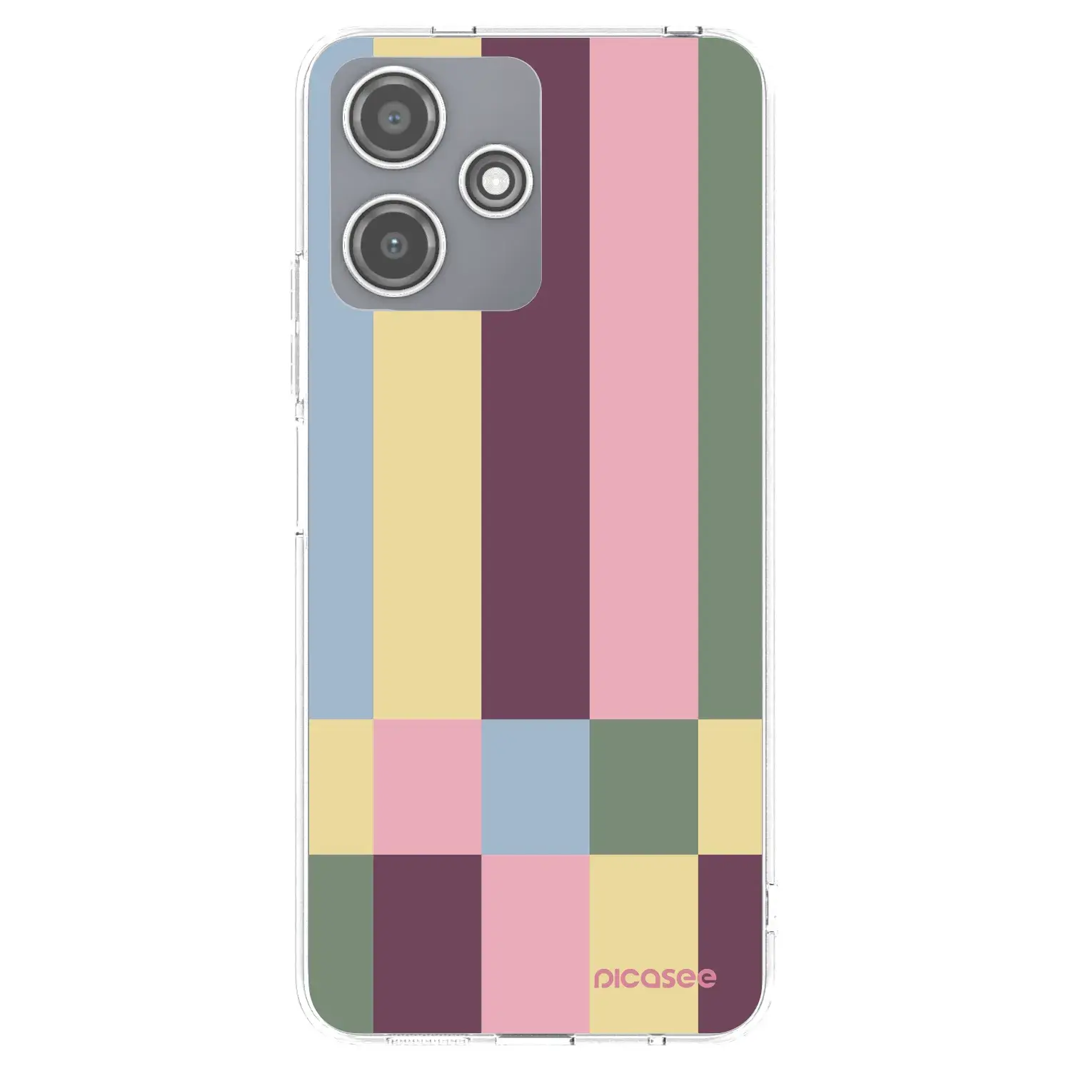 Silikonový průhledný obal pro Xiaomi Redmi 12 5G - Lobby tiles