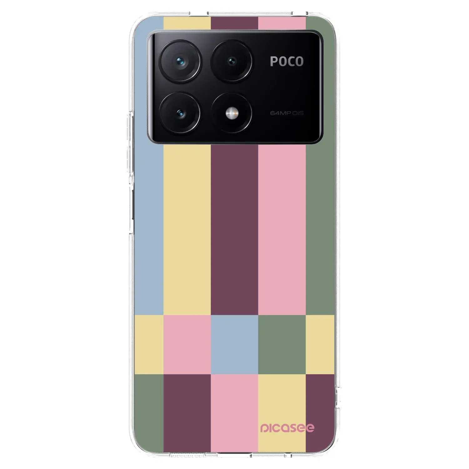 Silikonový průhledný obal pro Xiaomi Poco X6 Pro - Lobby tiles