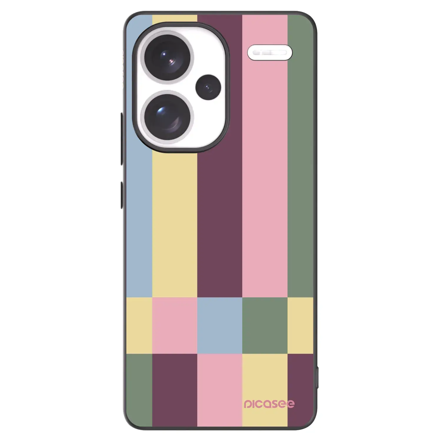 Silikonový černý obal pro Xiaomi Redmi Note 13 Pro+ 5G - Lobby tiles
