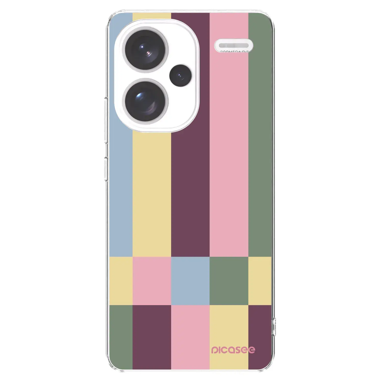 Silikonový průhledný obal pro Xiaomi Redmi Note 13 Pro+ 5G - Lobby tiles