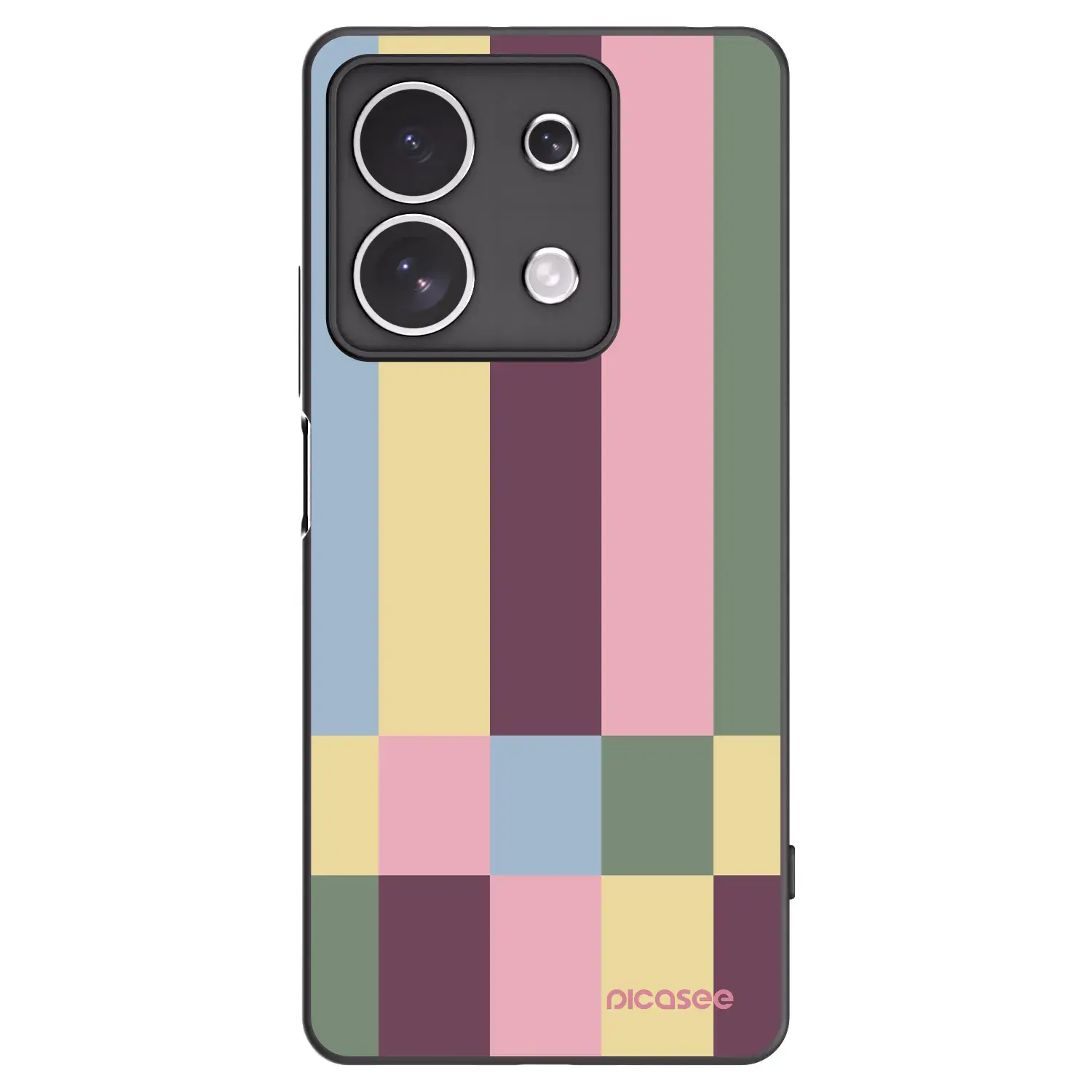 Silikonový černý obal pro Xiaomi Redmi Note 13 4G - Lobby tiles