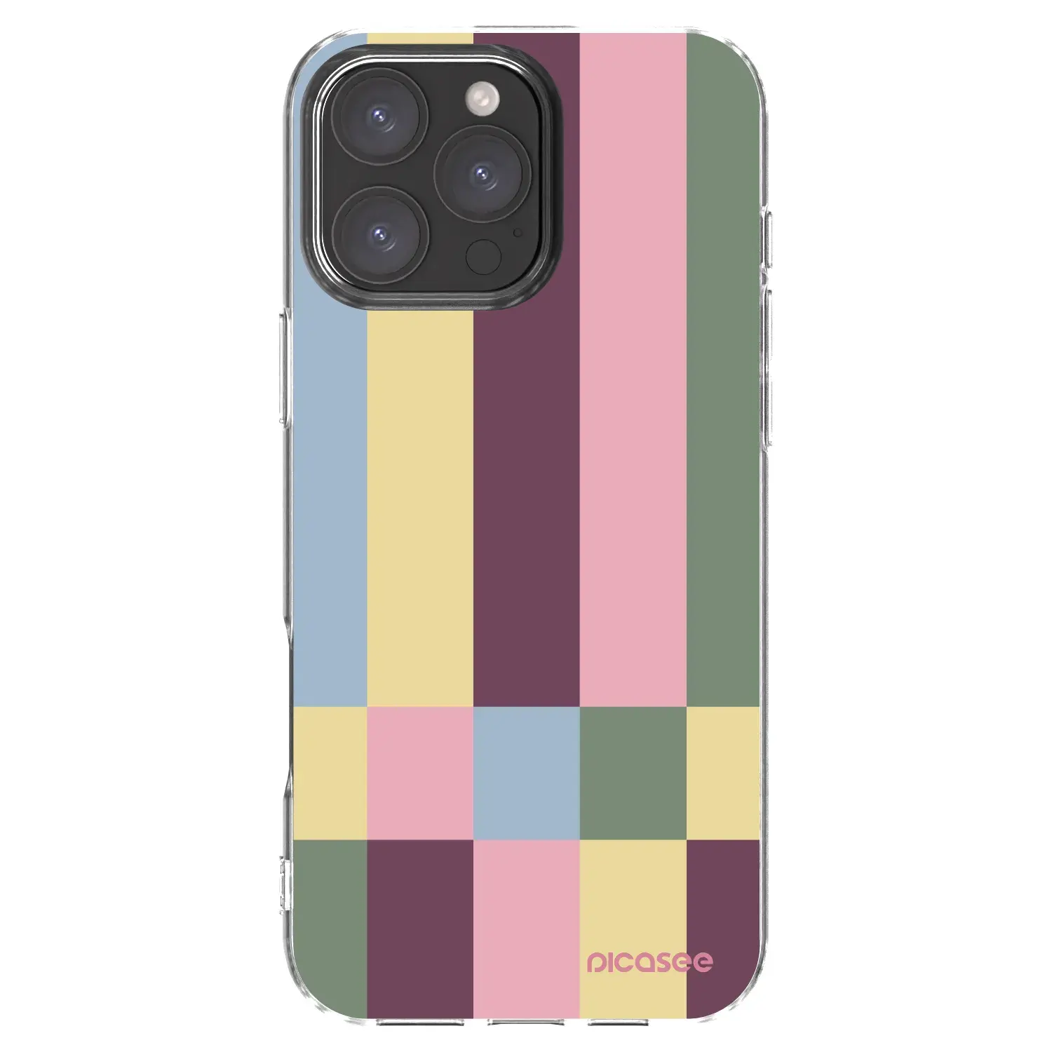 Silikonový průhledný obal pro Apple iPhone 16 Pro Max - Lobby tiles