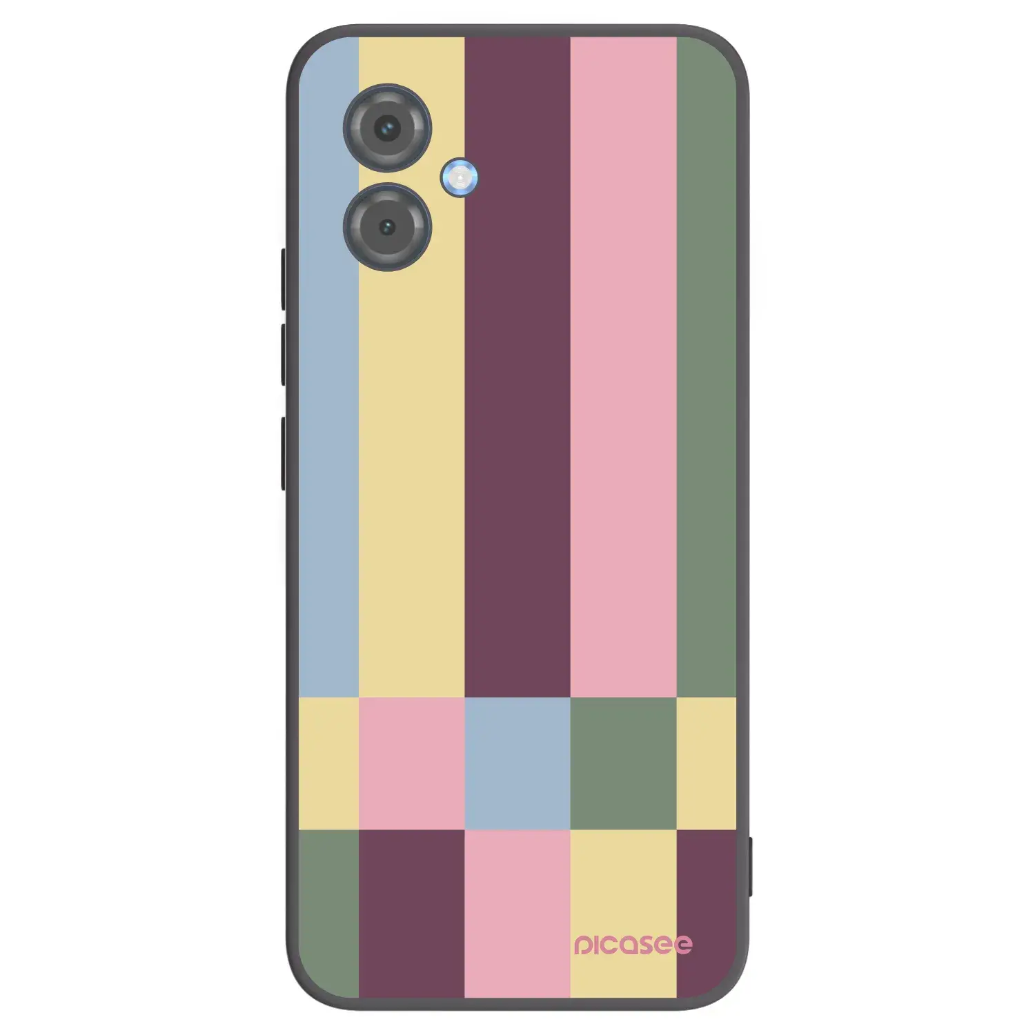 Silikonový černý obal pro Motorola Moto G14 - Lobby tiles