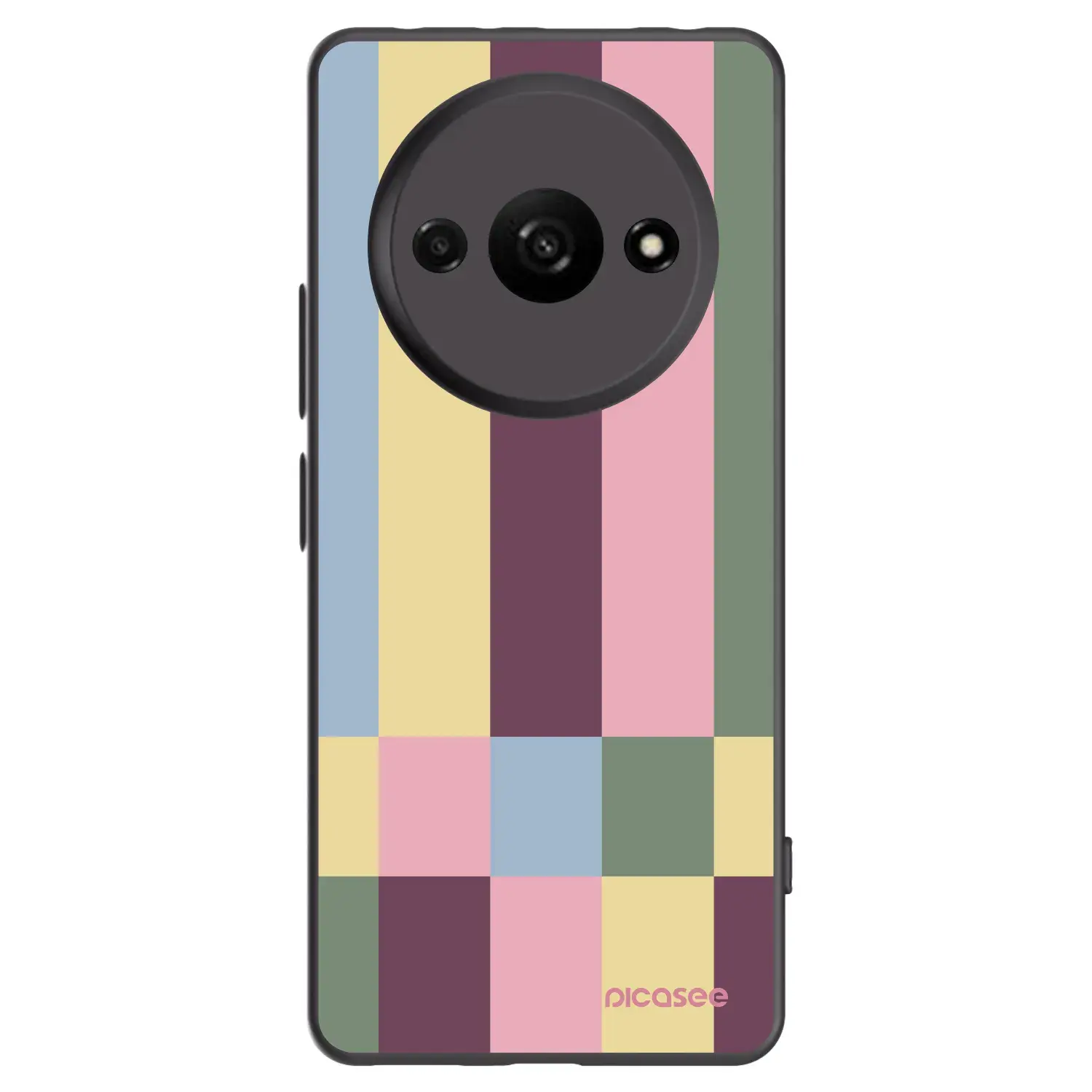 Silikonový černý obal pro Xiaomi Redmi A3 - Lobby tiles