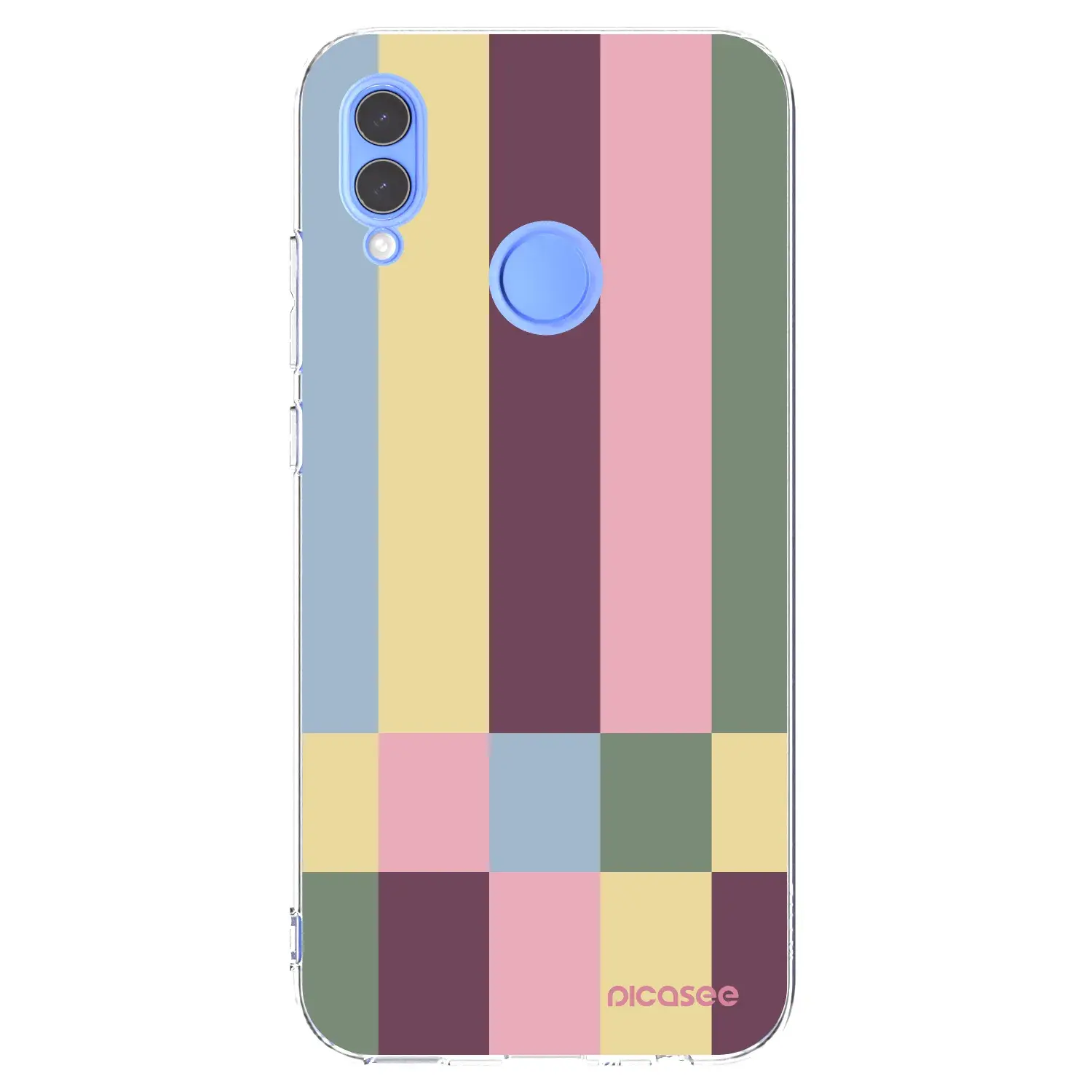 Silikonový průhledný obal pro Honor 10 Lite - Lobby tiles
