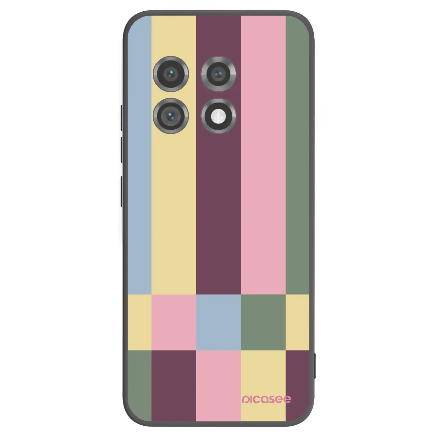 Silikonový černý obal pro OnePlus 11 5G - Lobby tiles