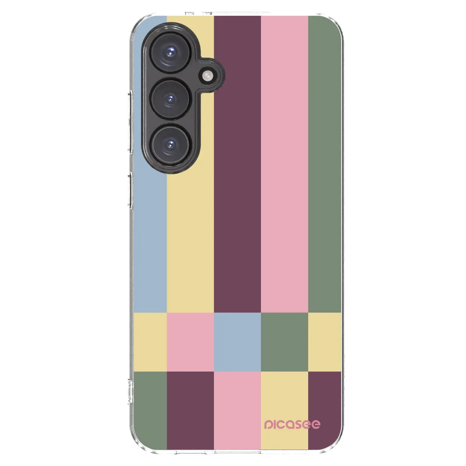 Silikonový průhledný obal pro Samsung Galaxy S24 FE S721B - Lobby tiles