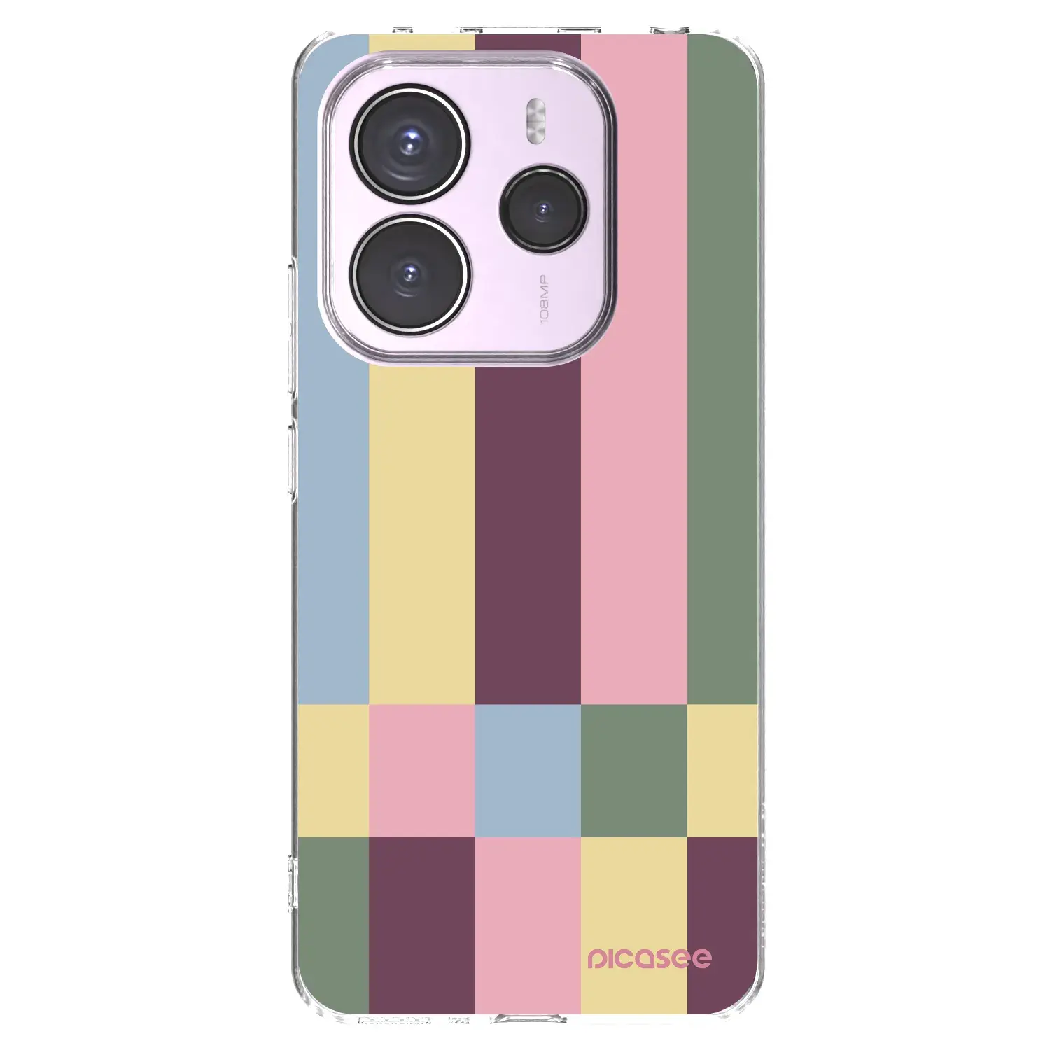 Silikonový průhledný obal pro Xiaomi Redmi Note 14 5G - Lobby tiles