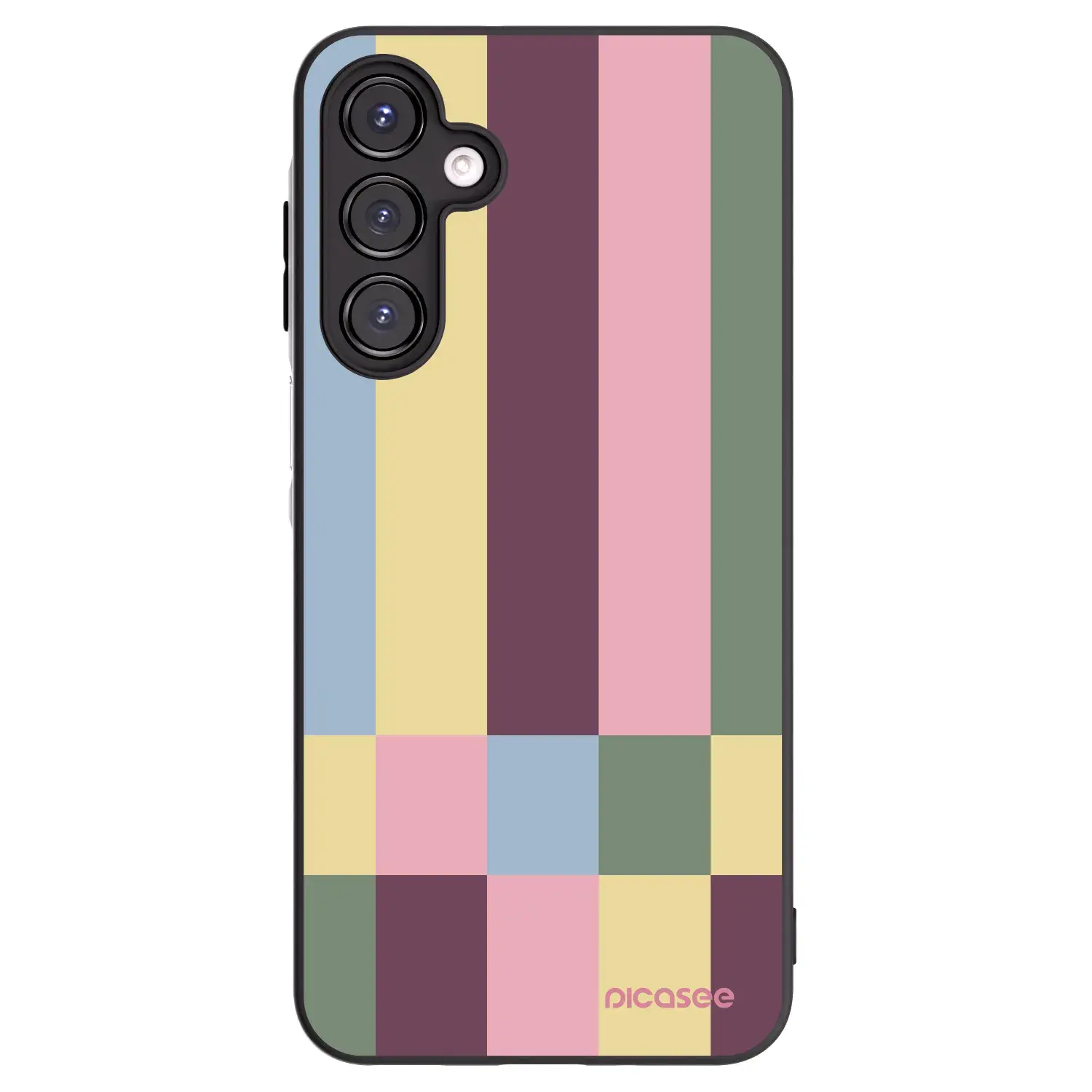Silikonový černý obal pro Samsung Galaxy A16 5G - Lobby tiles