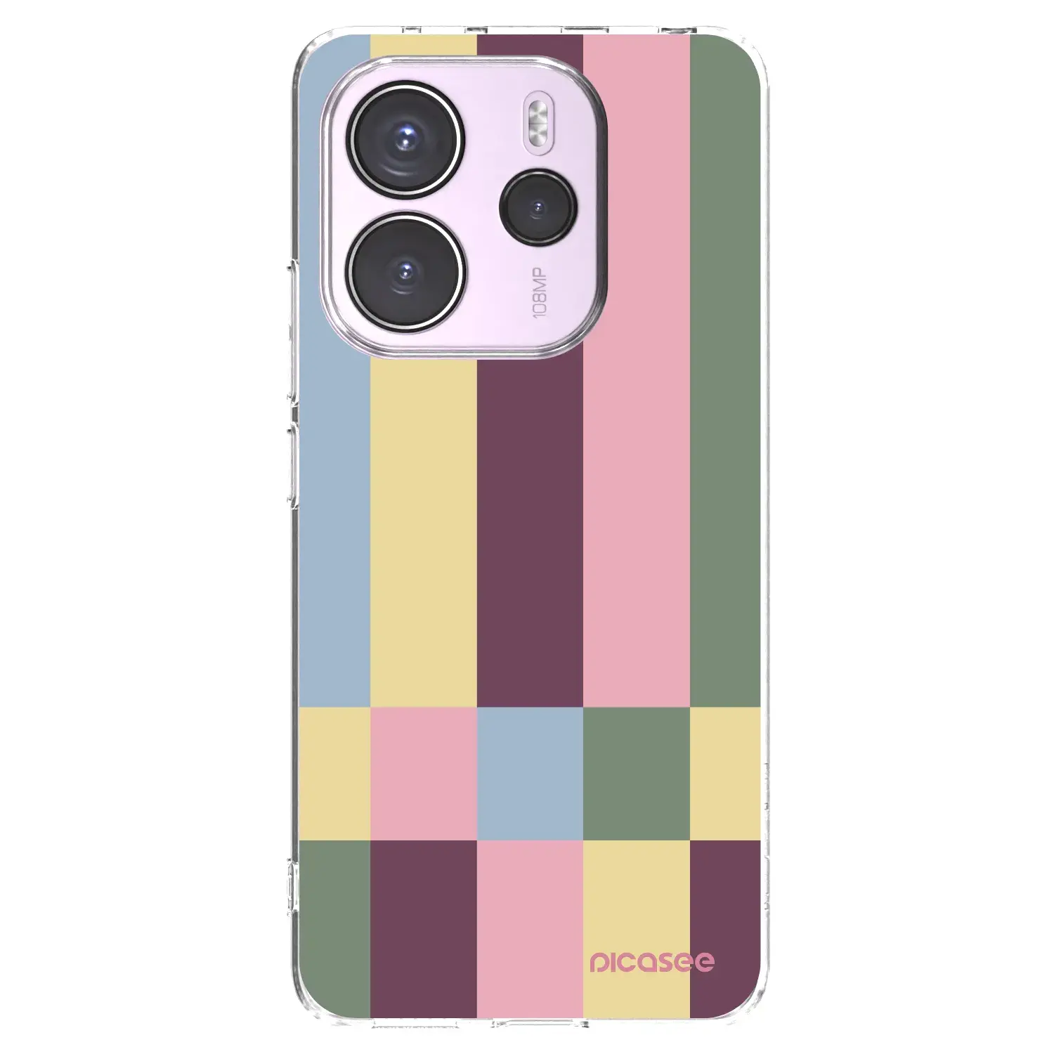 Silikonový průhledný obal pro Xiaomi Redmi Note 14 4G - Lobby tiles