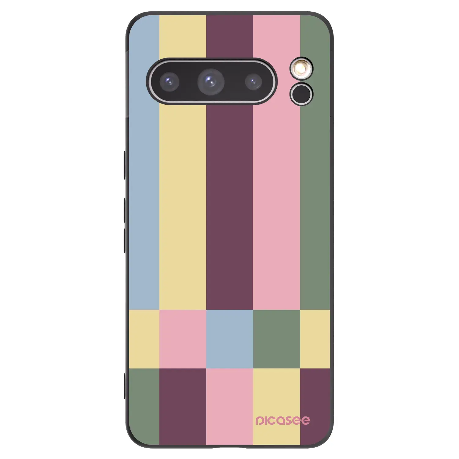 Silikonový černý obal pro Google Pixel 8 Pro - Lobby tiles