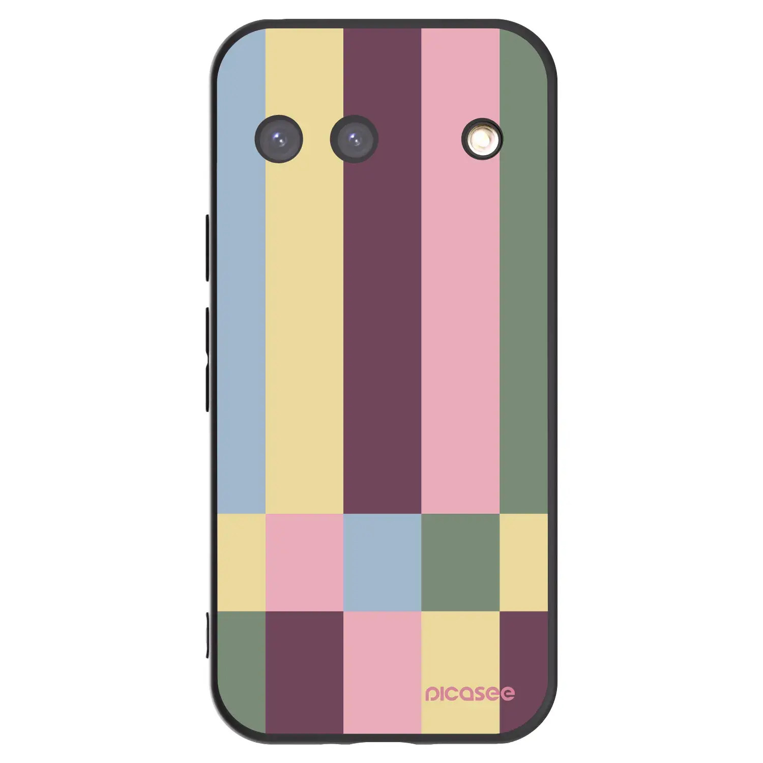 Silikonový černý obal pro Google Pixel 9 - Lobby tiles