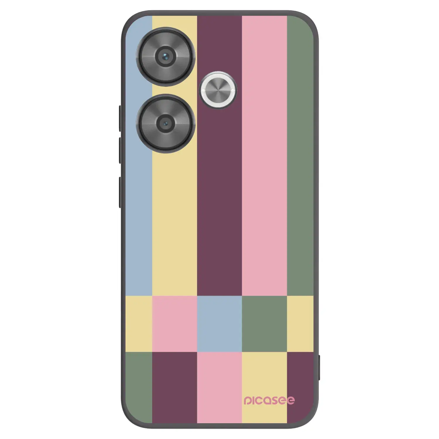 Silikonový černý obal pro Xiaomi Poco F6 - Lobby tiles