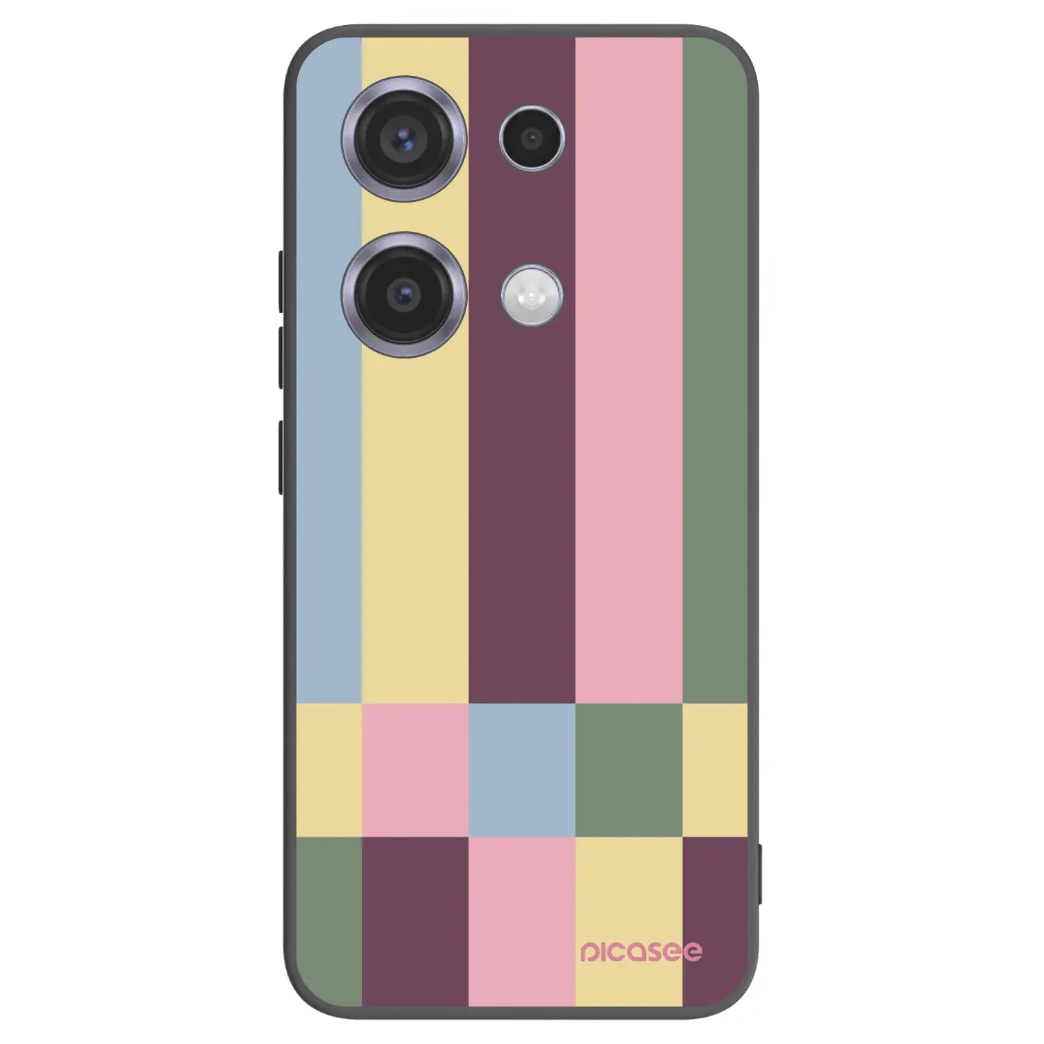 Silikonový černý obal pro Xiaomi Redmi Note 14S - Lobby tiles