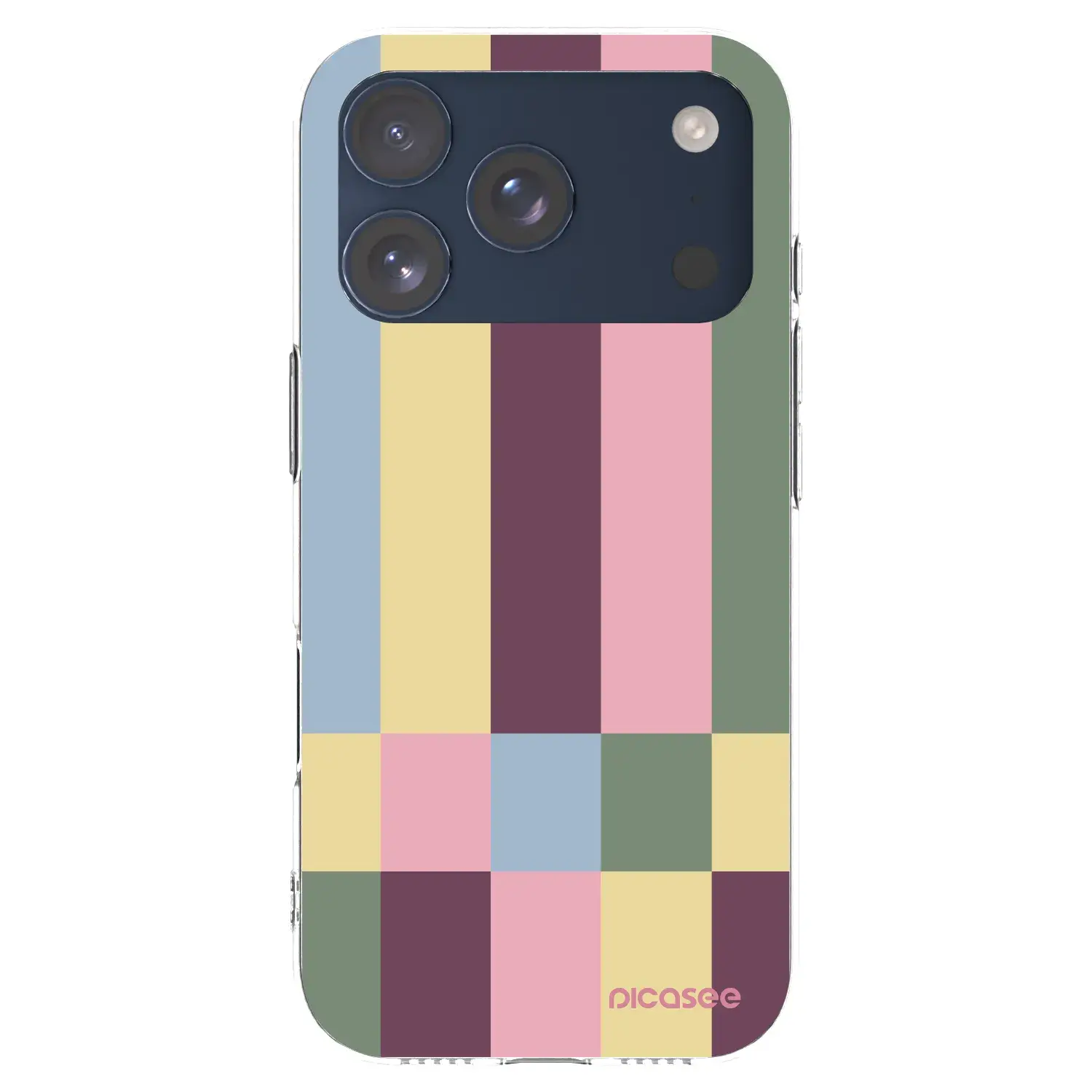 Silikonový průhledný obal pro Apple iPhone 17 Pro - Lobby tiles