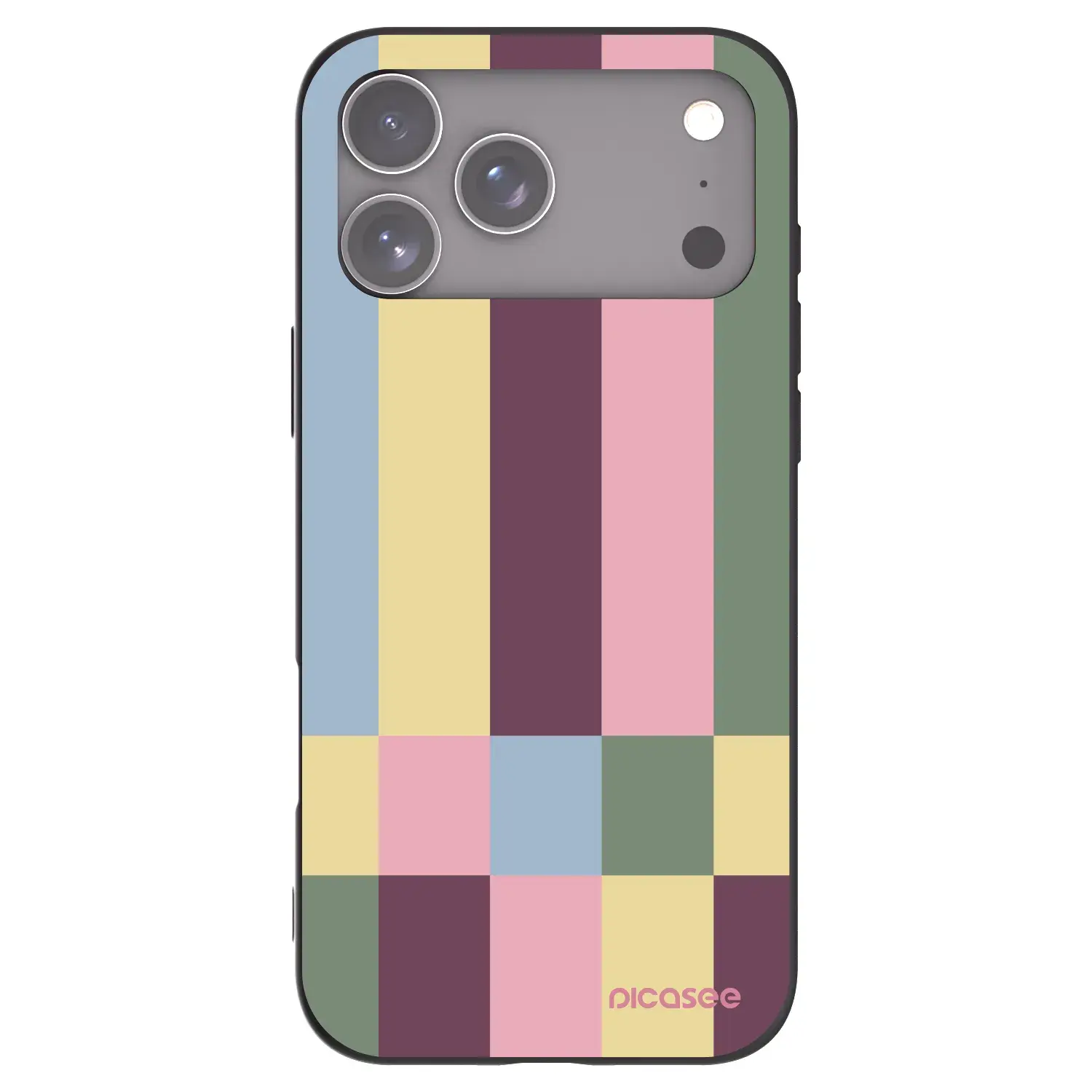 Silikonový černý obal pro Apple iPhone 17 Pro Max - Lobby tiles