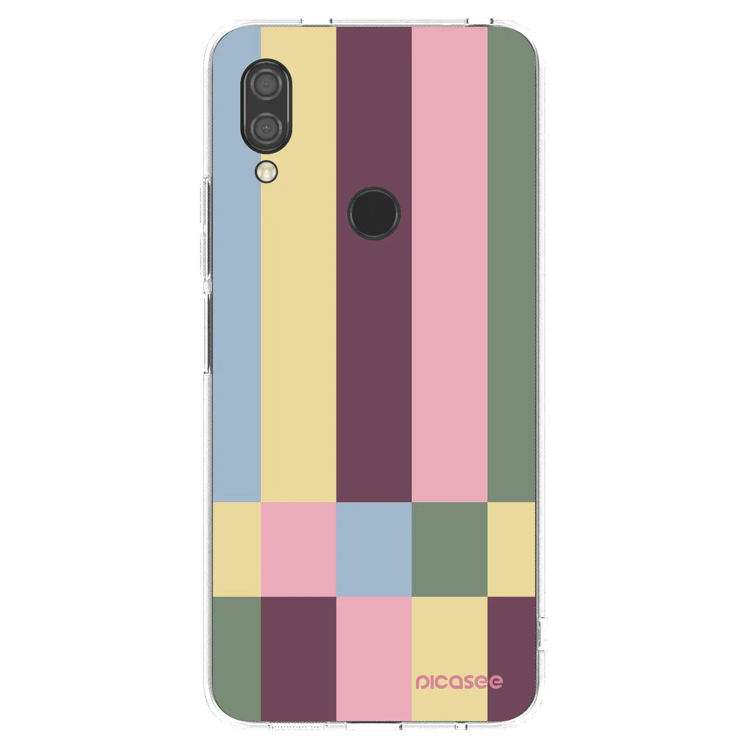 Silikonový průhledný obal pro Xiaomi Redmi 7 - Lobby tiles