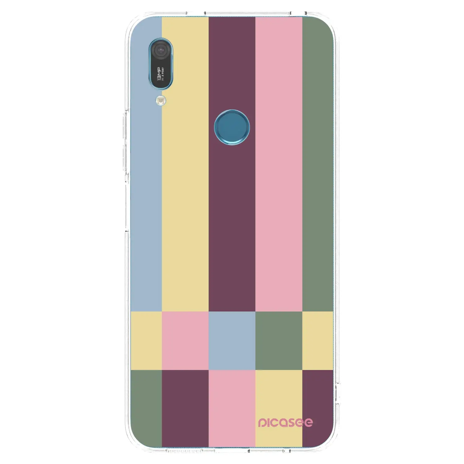Silikonový průhledný obal pro Huawei Y6 2019 - Lobby tiles