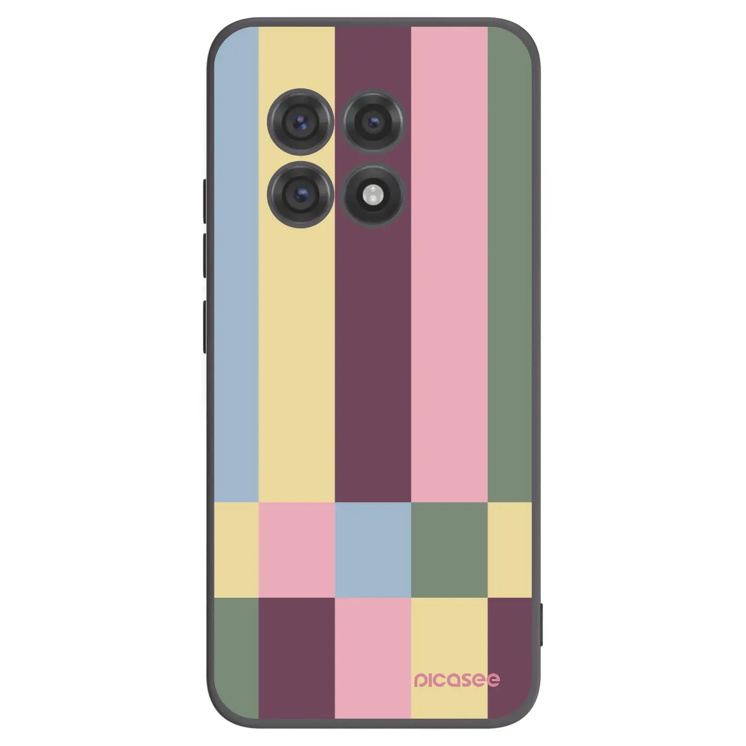 Silikonový černý obal pro OnePlus 13R 5G - Lobby tiles