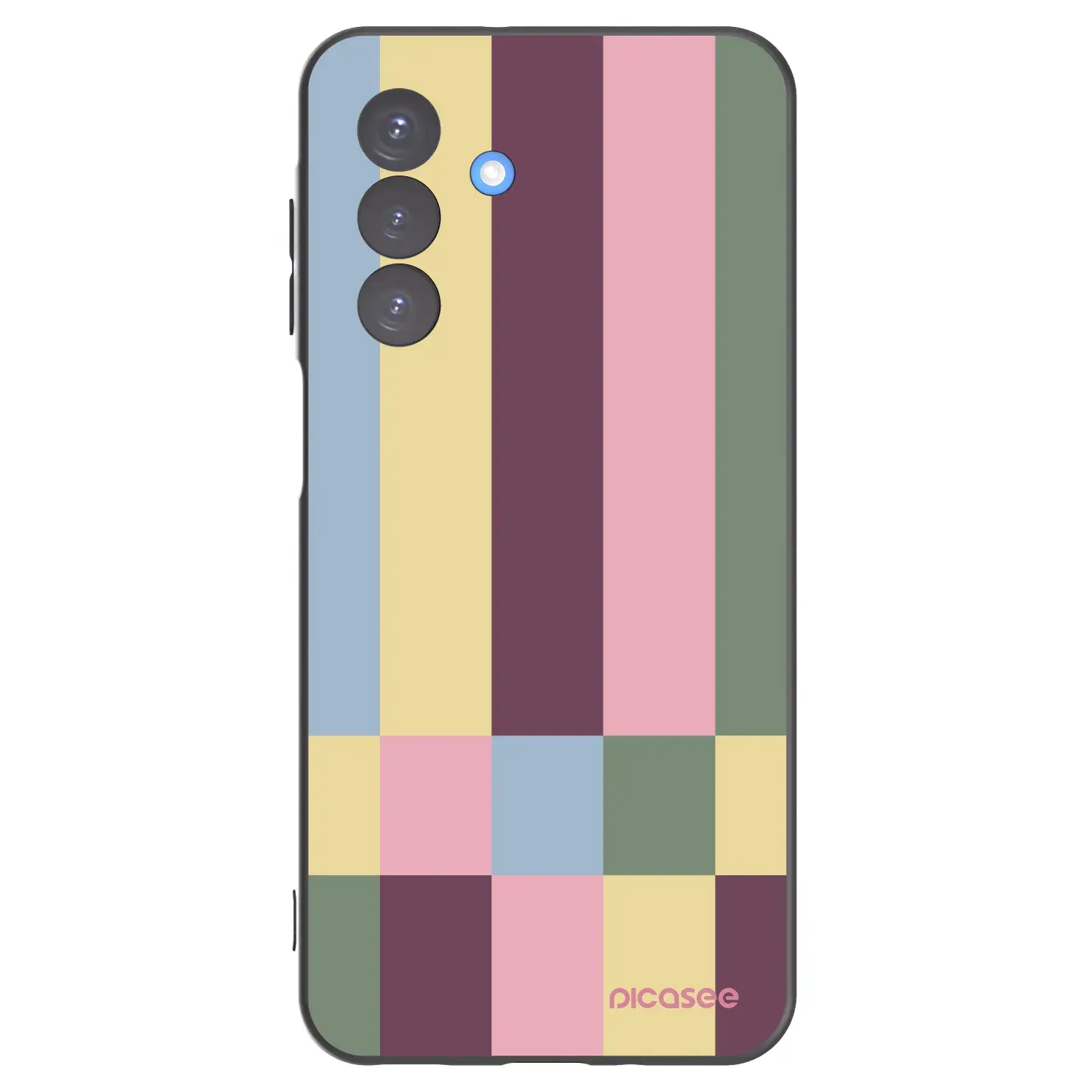 Silikonový černý obal pro Samsung Galaxy A17 5G - Lobby tiles