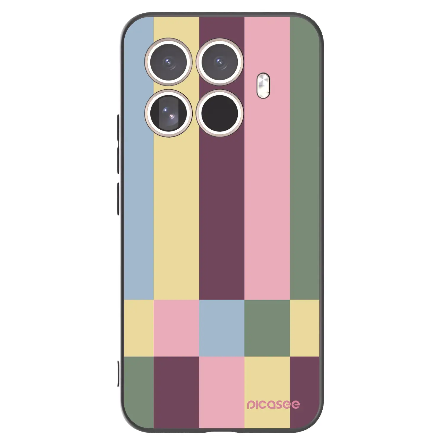 Silikonový černý obal pro Xiaomi 15T Pro - Lobby tiles