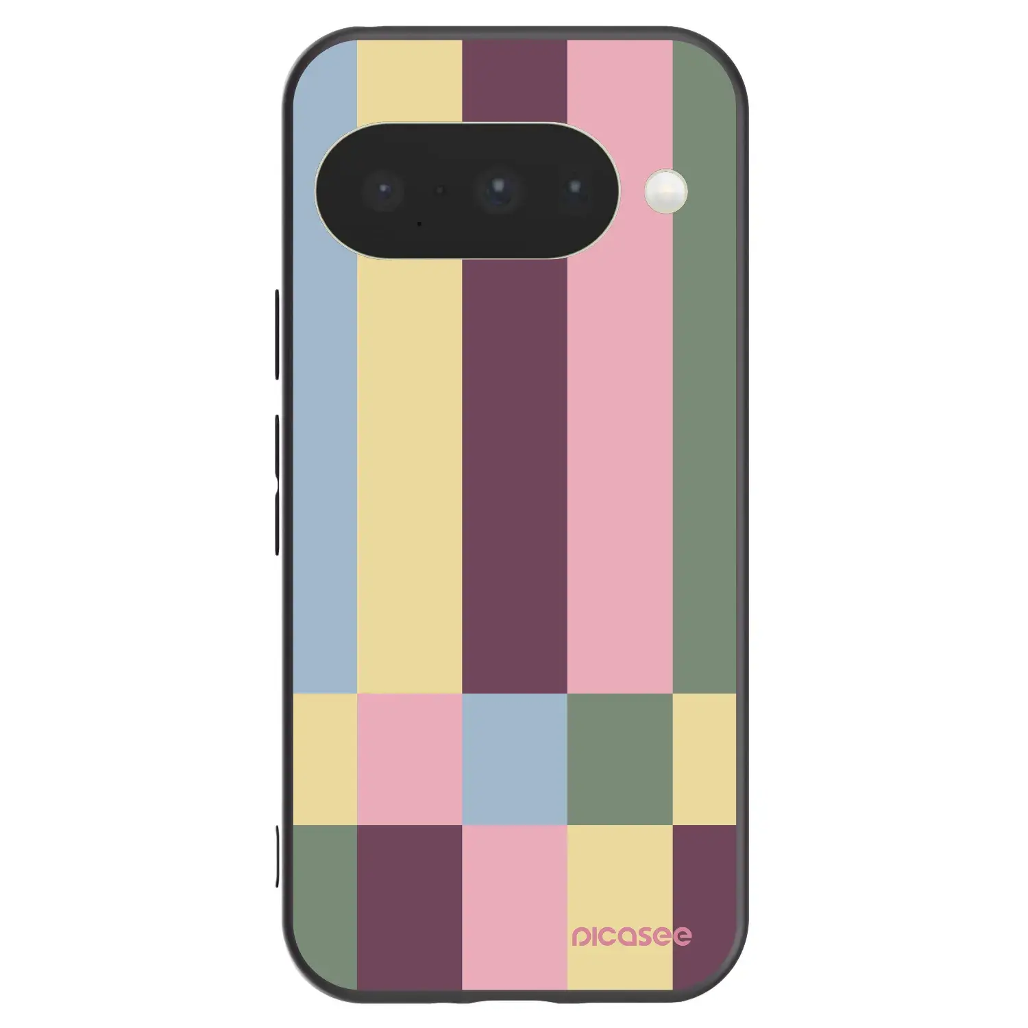 Silikonový černý obal pro Google Pixel 10 - Lobby tiles