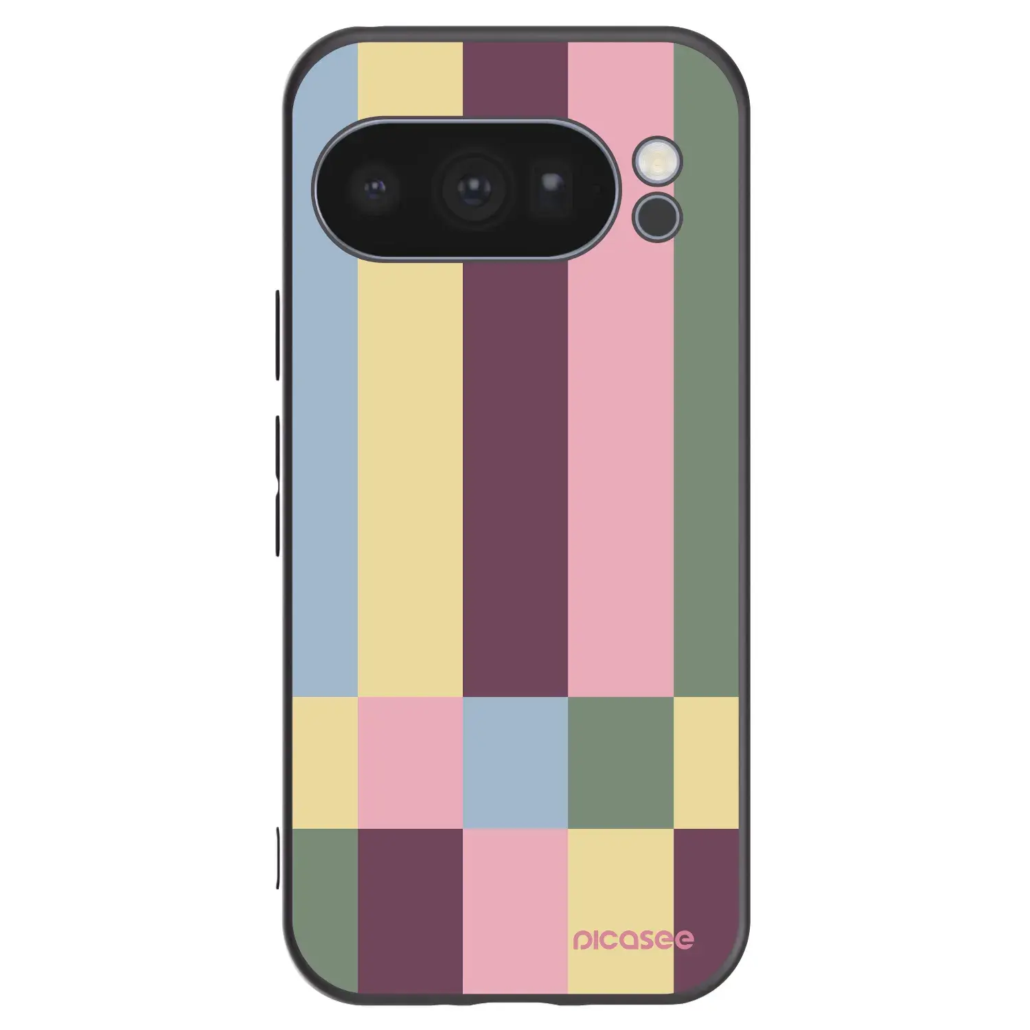 Silikonový černý obal pro Google Pixel 10 Pro - Lobby tiles