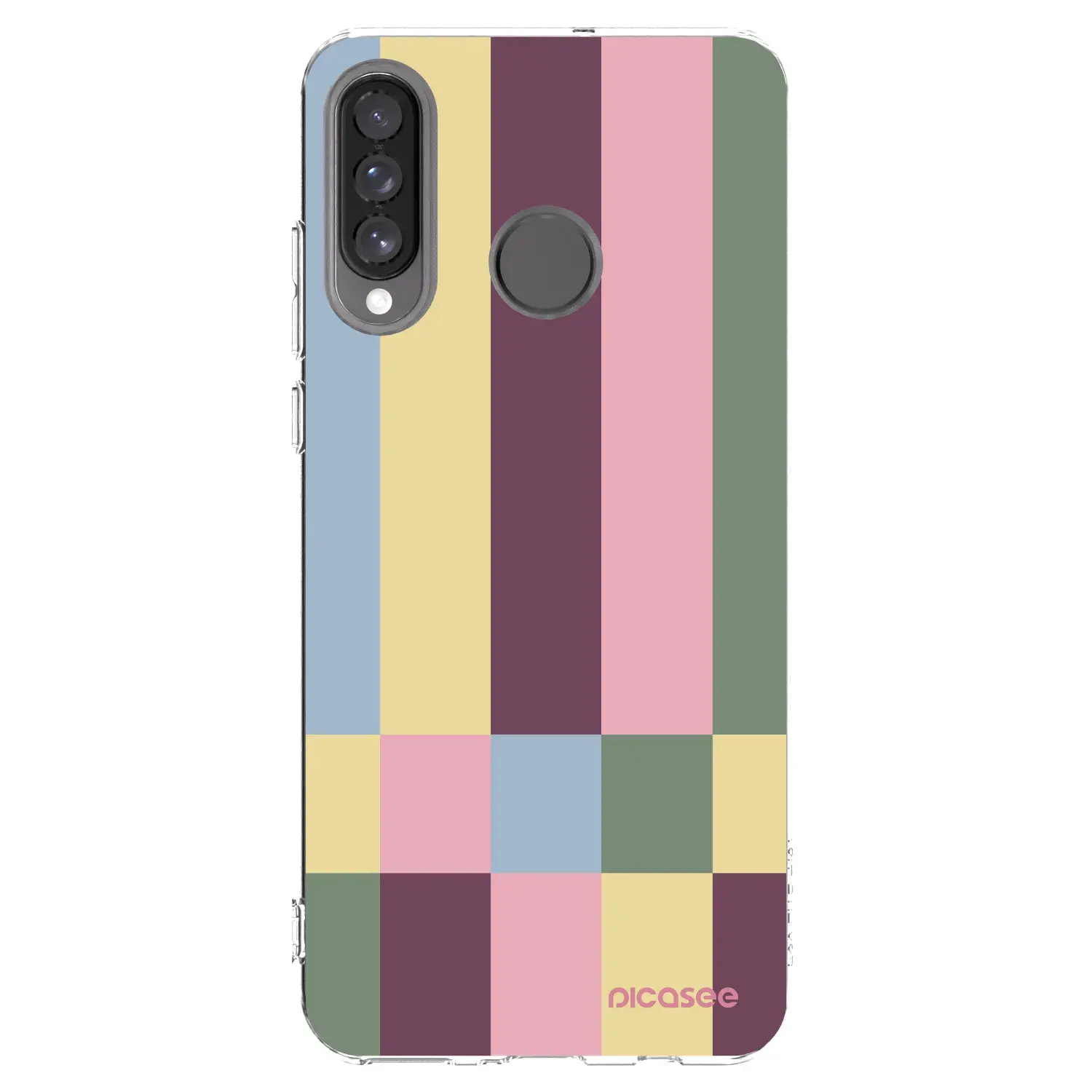 Silikonový průhledný obal pro Huawei P30 Lite - Lobby tiles