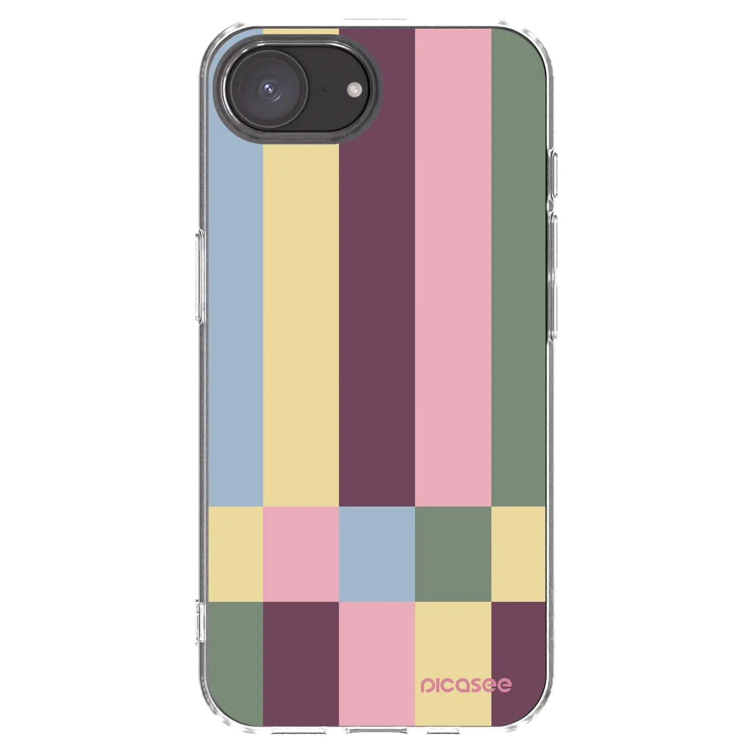 Silikonový průhledný obal pro Apple iPhone 17e - Lobby tiles