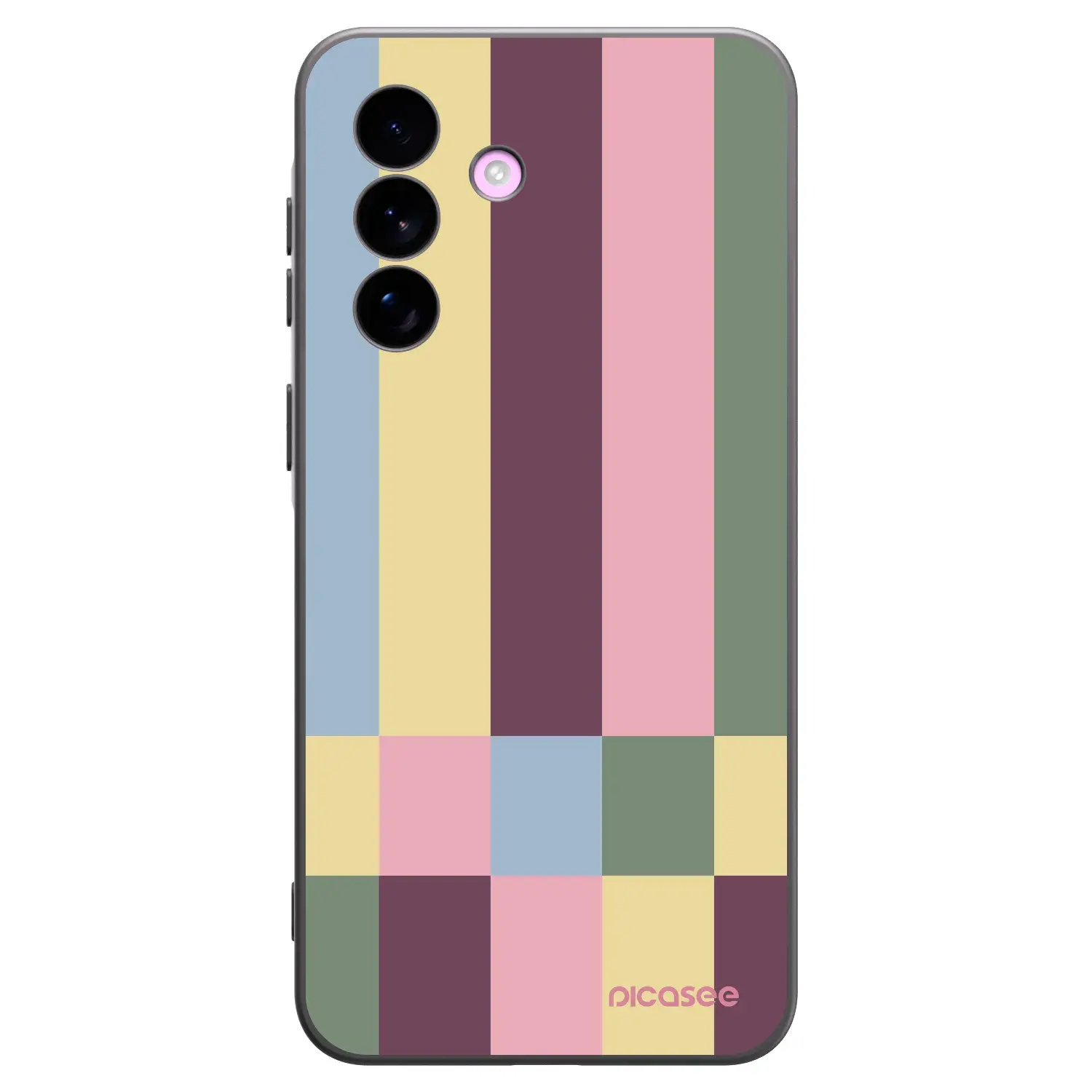 Silikonový černý obal pro Samsung Galaxy A57 5G - Lobby tiles