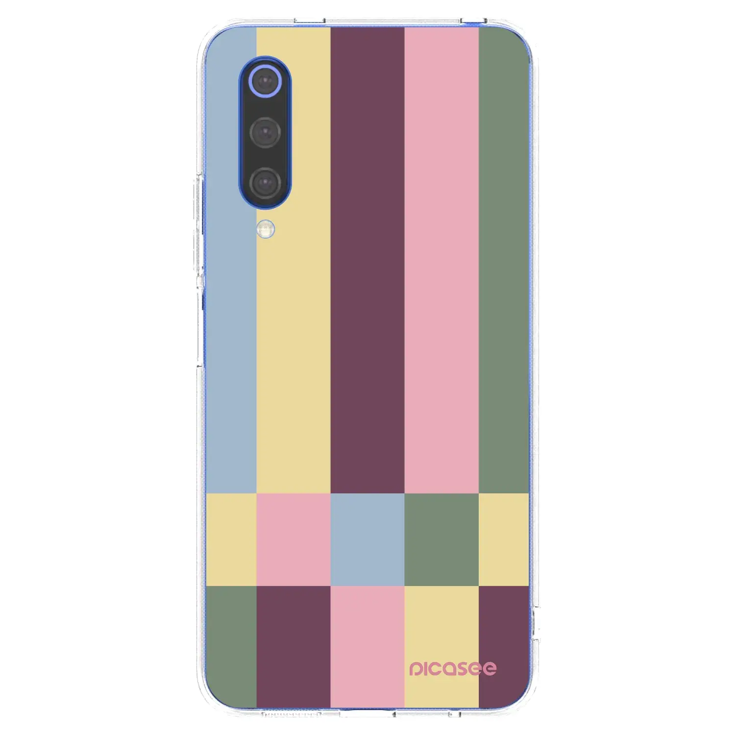 Silikonový průhledný obal pro Xiaomi Mi 9 SE - Lobby tiles