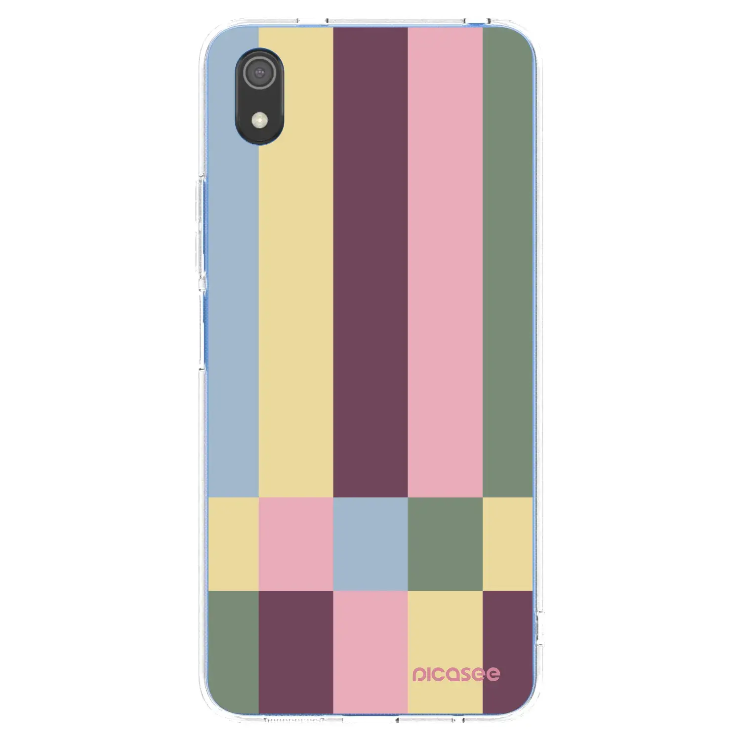 Silikonový průhledný obal pro Xiaomi Redmi 7A - Lobby tiles