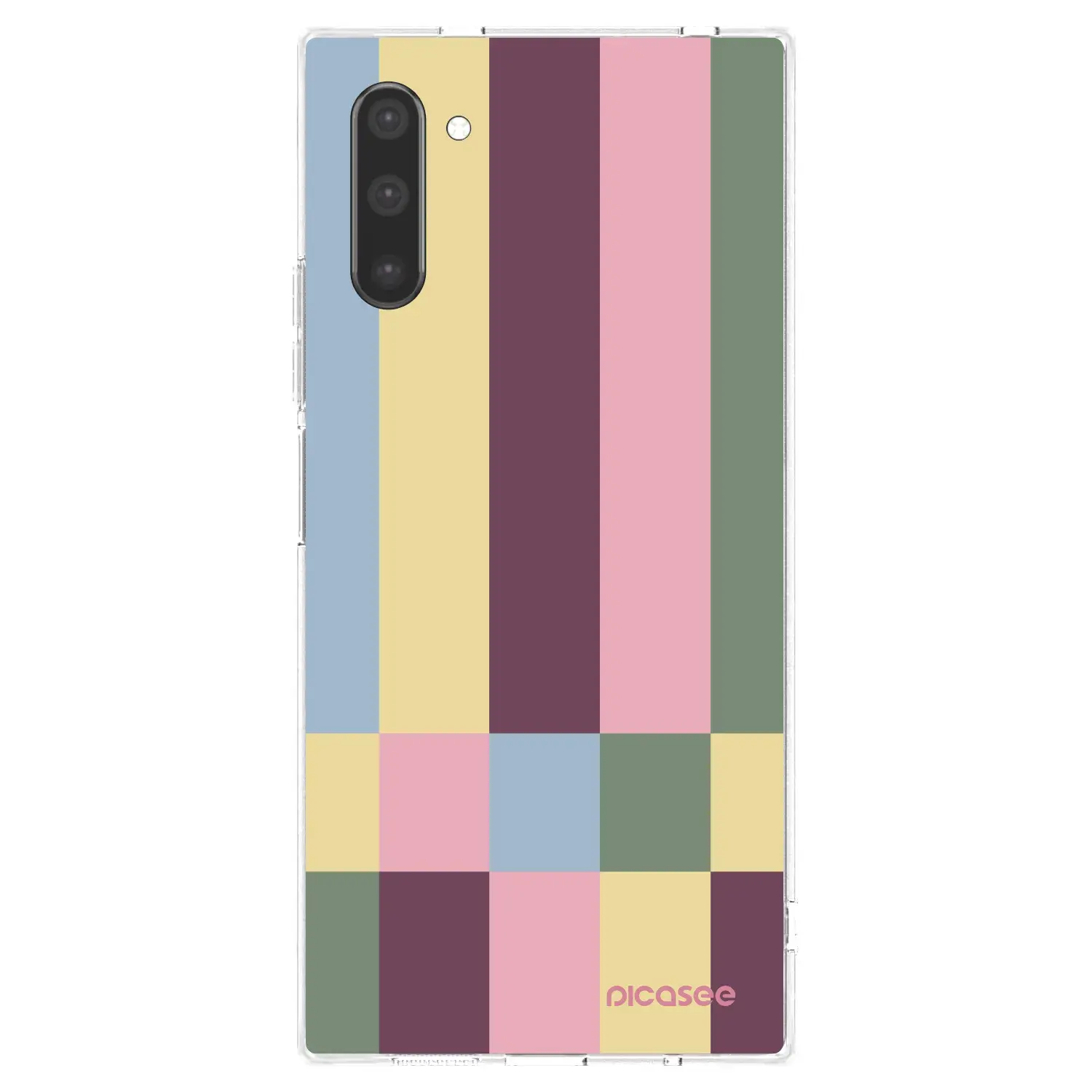 Silikonový průhledný obal pro Samsung Galaxy Note 10 N970F - Lobby tiles