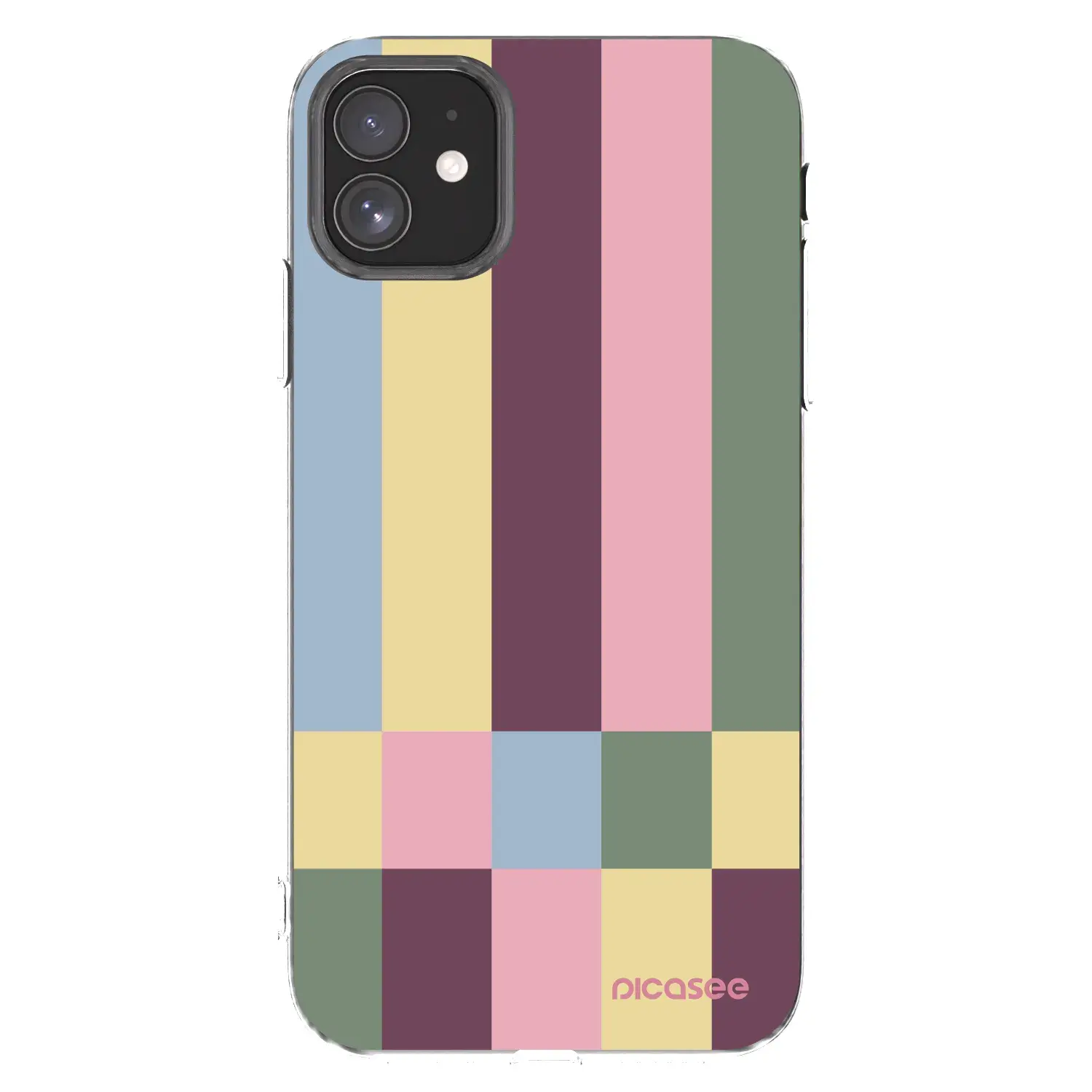 Silikonový průhledný obal pro Apple iPhone 11 - Lobby tiles