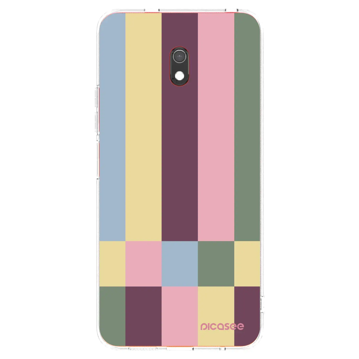Silikonový průhledný obal pro Xiaomi Redmi 8A - Lobby tiles