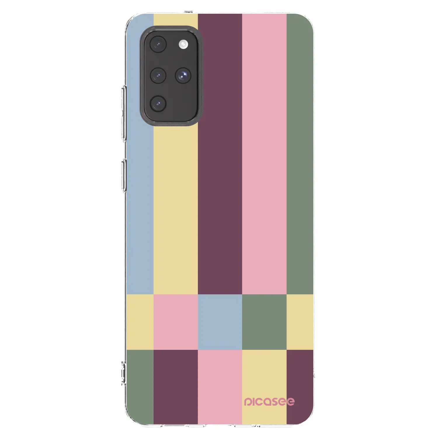 Silikonový průhledný obal pro Samsung Galaxy S20+ G985F - Lobby tiles