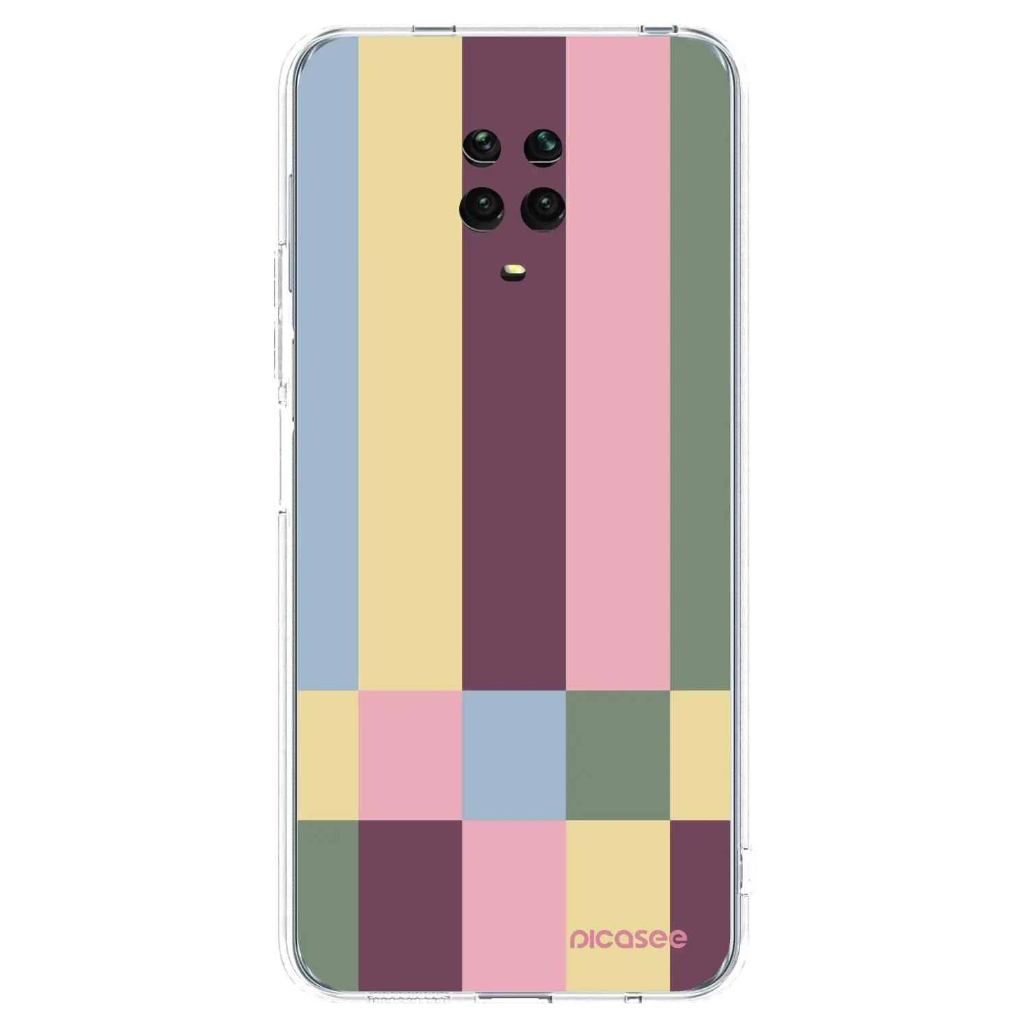 Silikonový průhledný obal pro Xiaomi Redmi Note 9 Pro - Lobby tiles