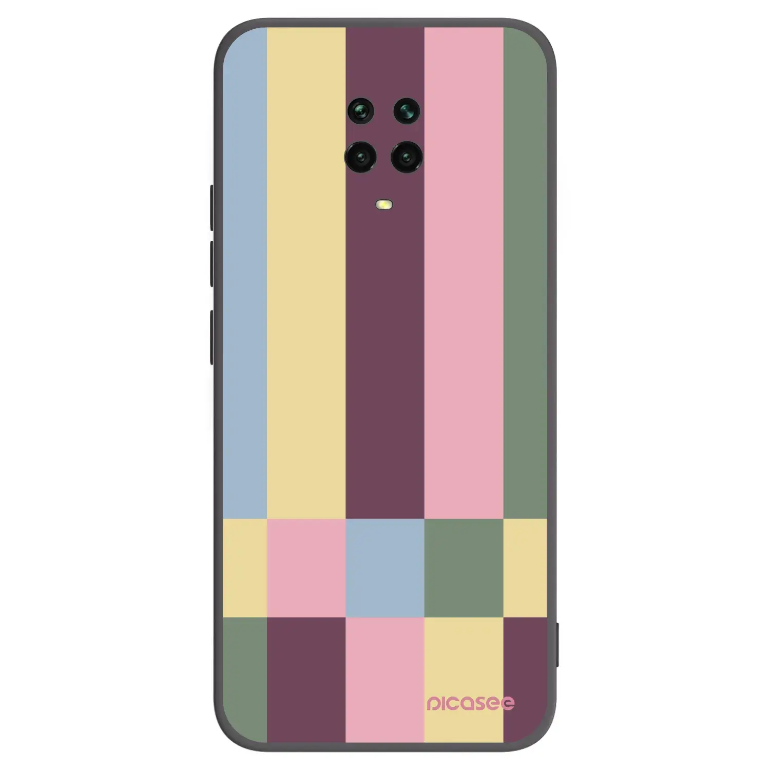 Silikonový černý obal pro Xiaomi Redmi Note 9 Pro - Lobby tiles