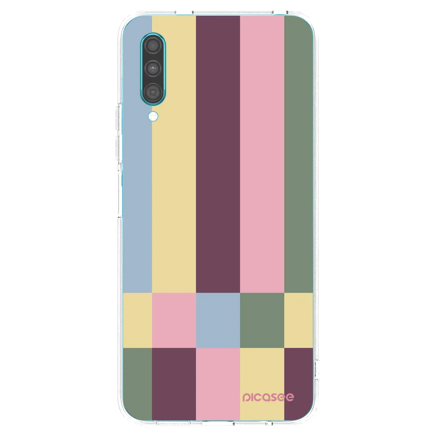 Silikonový průhledný obal pro Samsung Galaxy A30s A307F - Lobby tiles