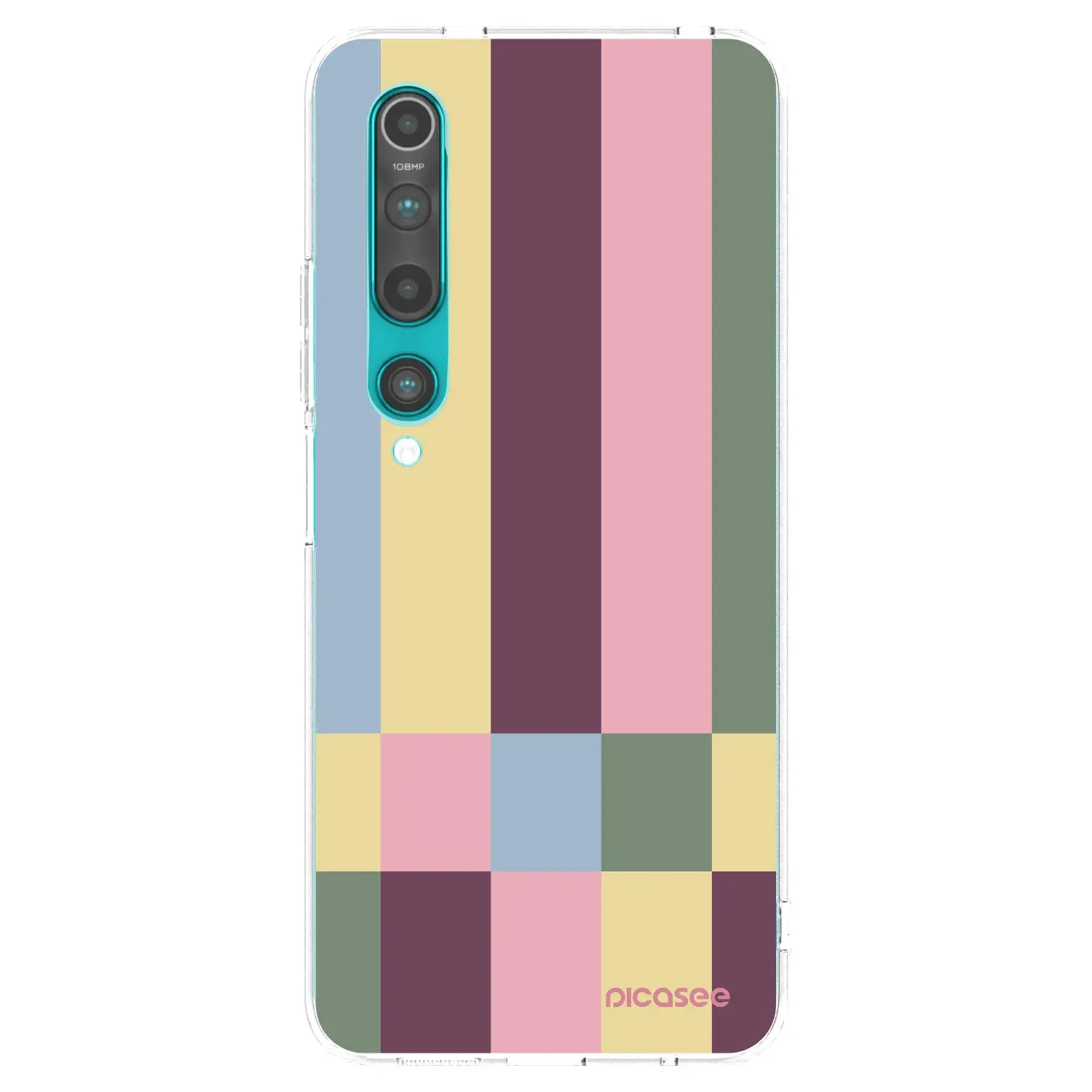 Silikonový průhledný obal pro Xiaomi Mi 10 - Lobby tiles