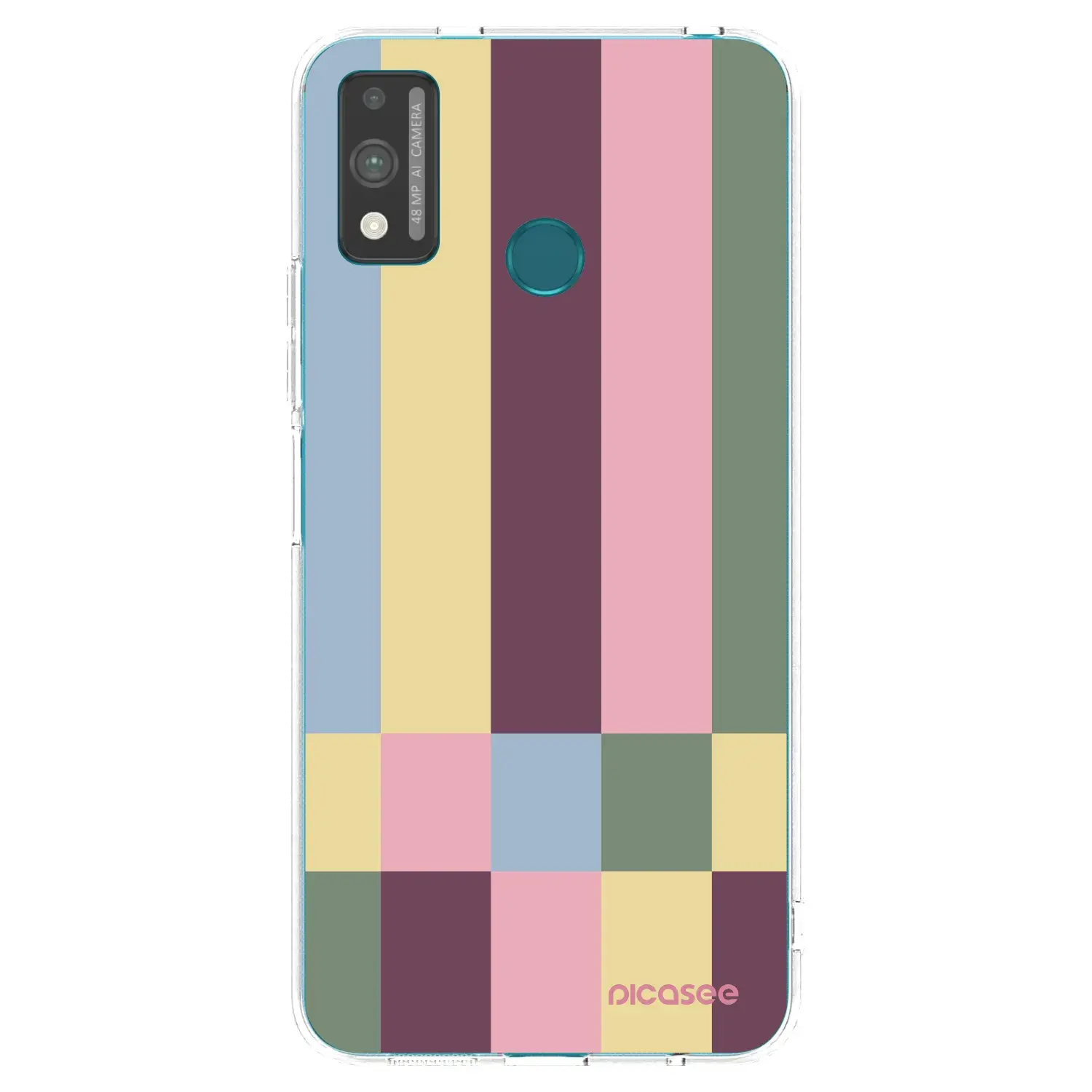Silikonový průhledný obal pro Honor 9X Lite - Lobby tiles