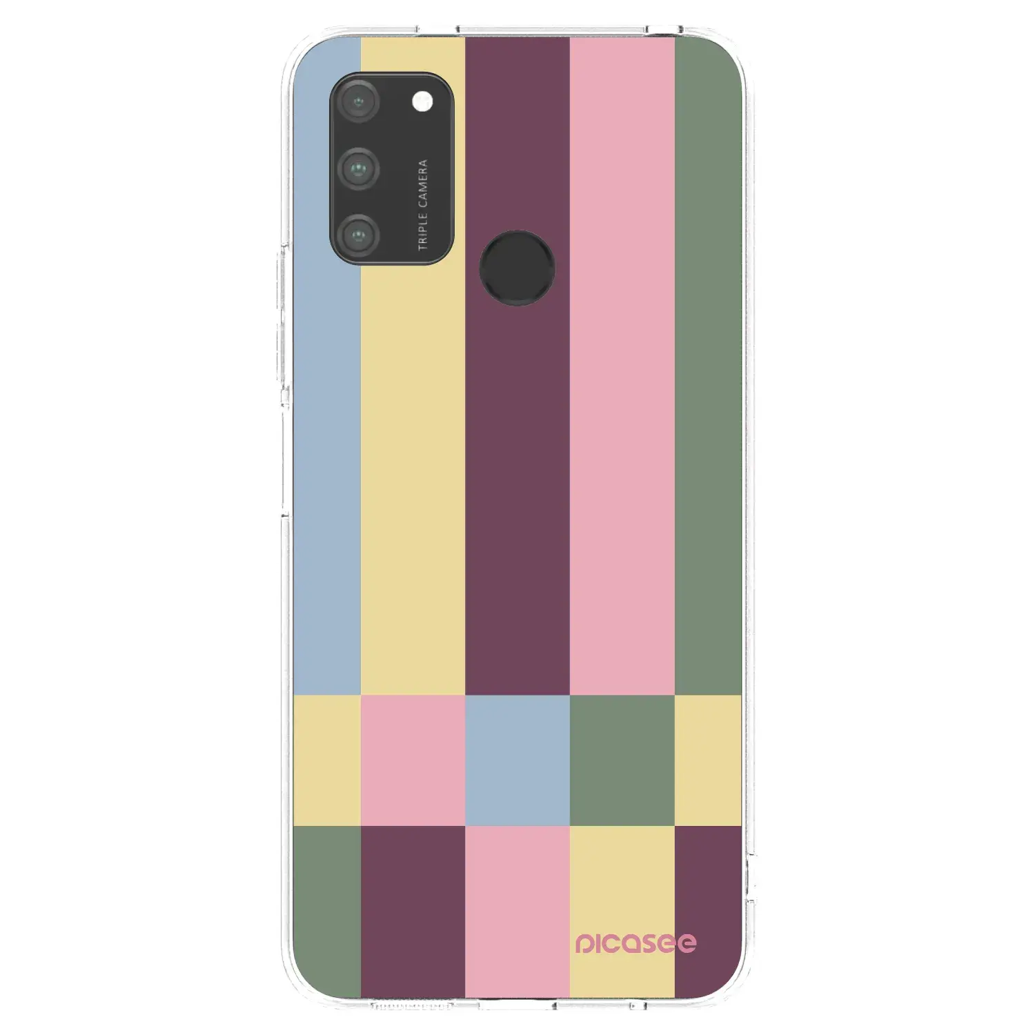 Silikonový průhledný obal pro Honor 9A - Lobby tiles